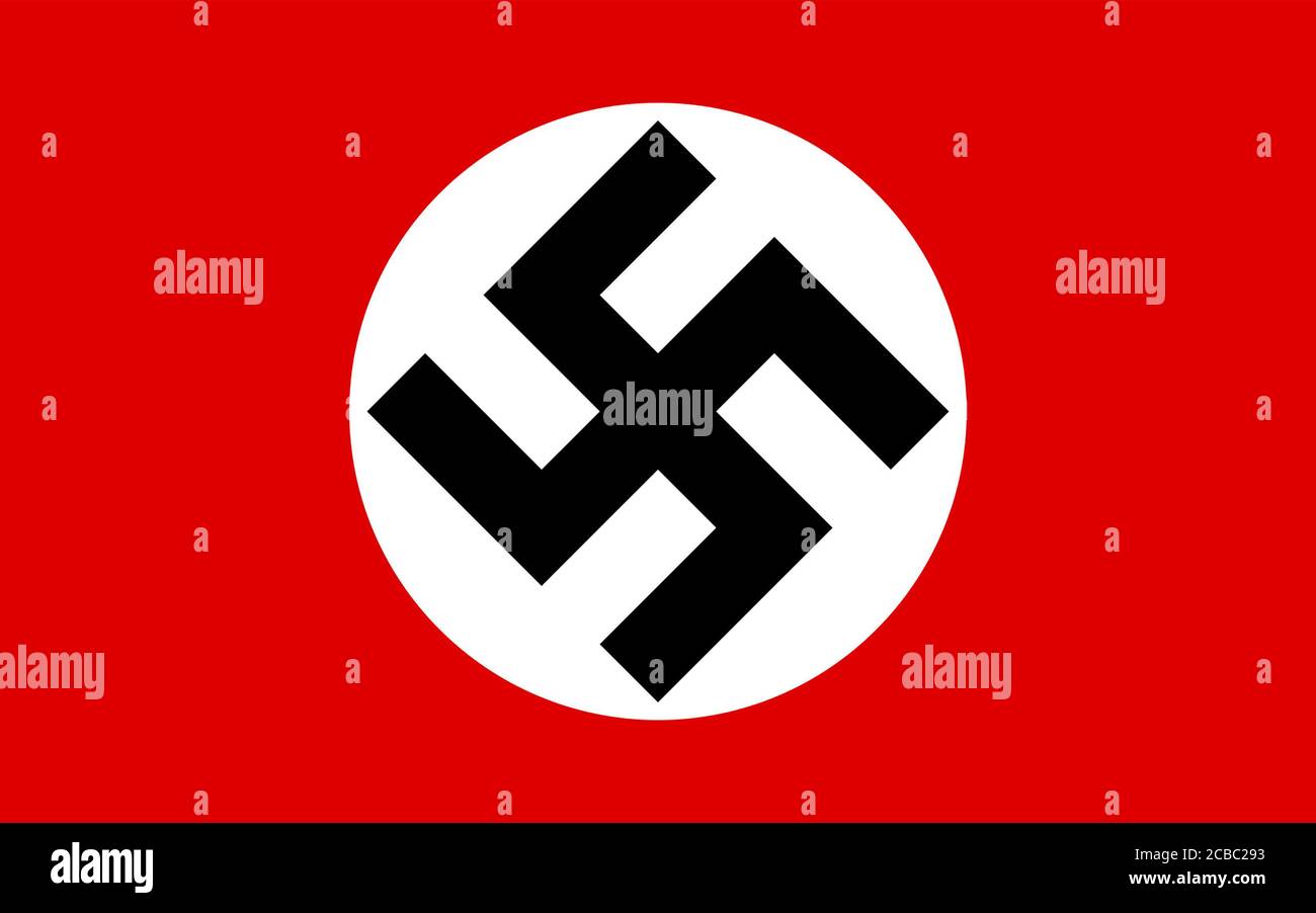 Hakenkreuz nazista Foto Stock
