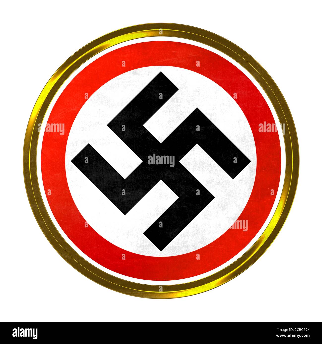 Logo nazista Foto Stock