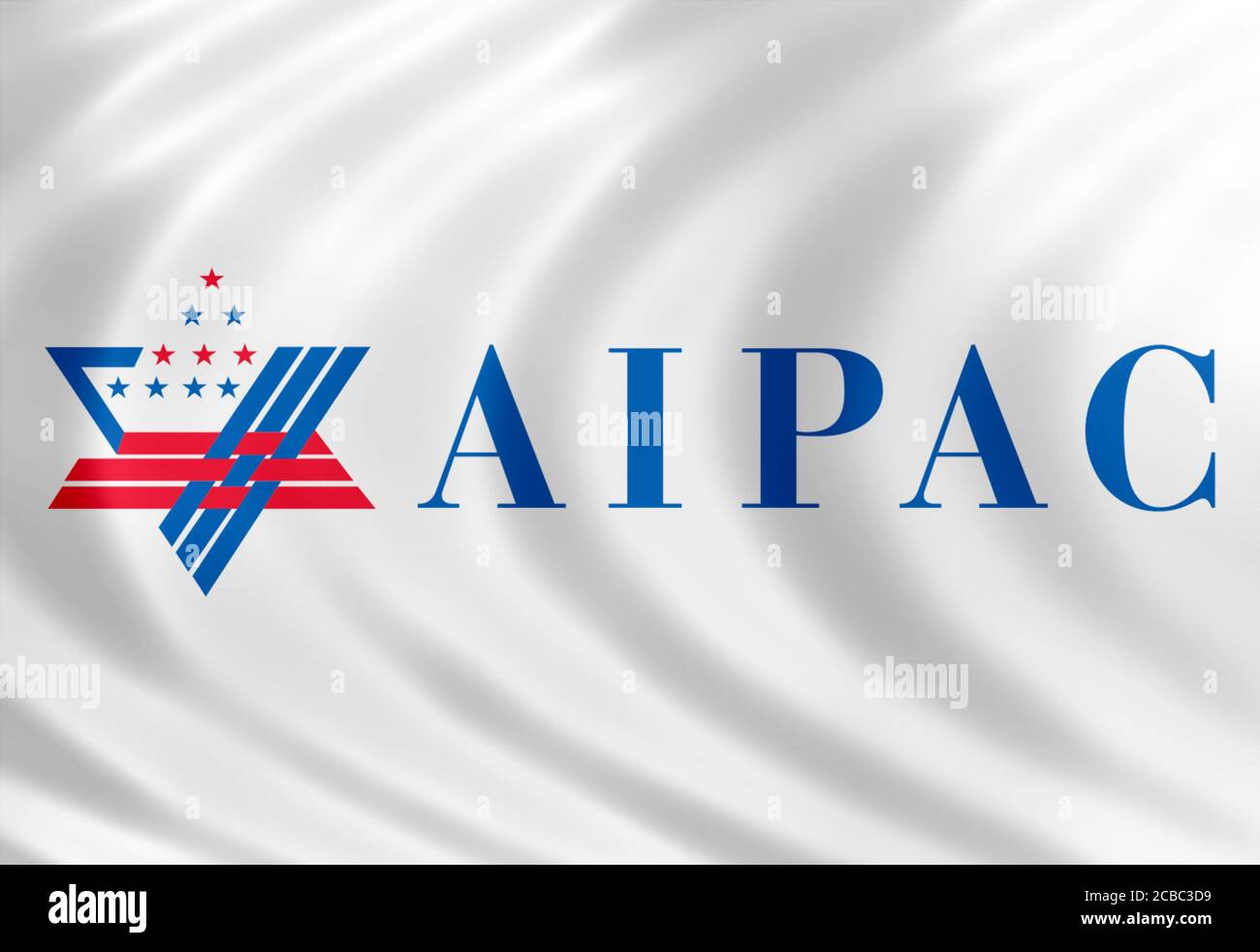 American Israel Public Affairs Committee AIPAC bandiera Foto Stock
