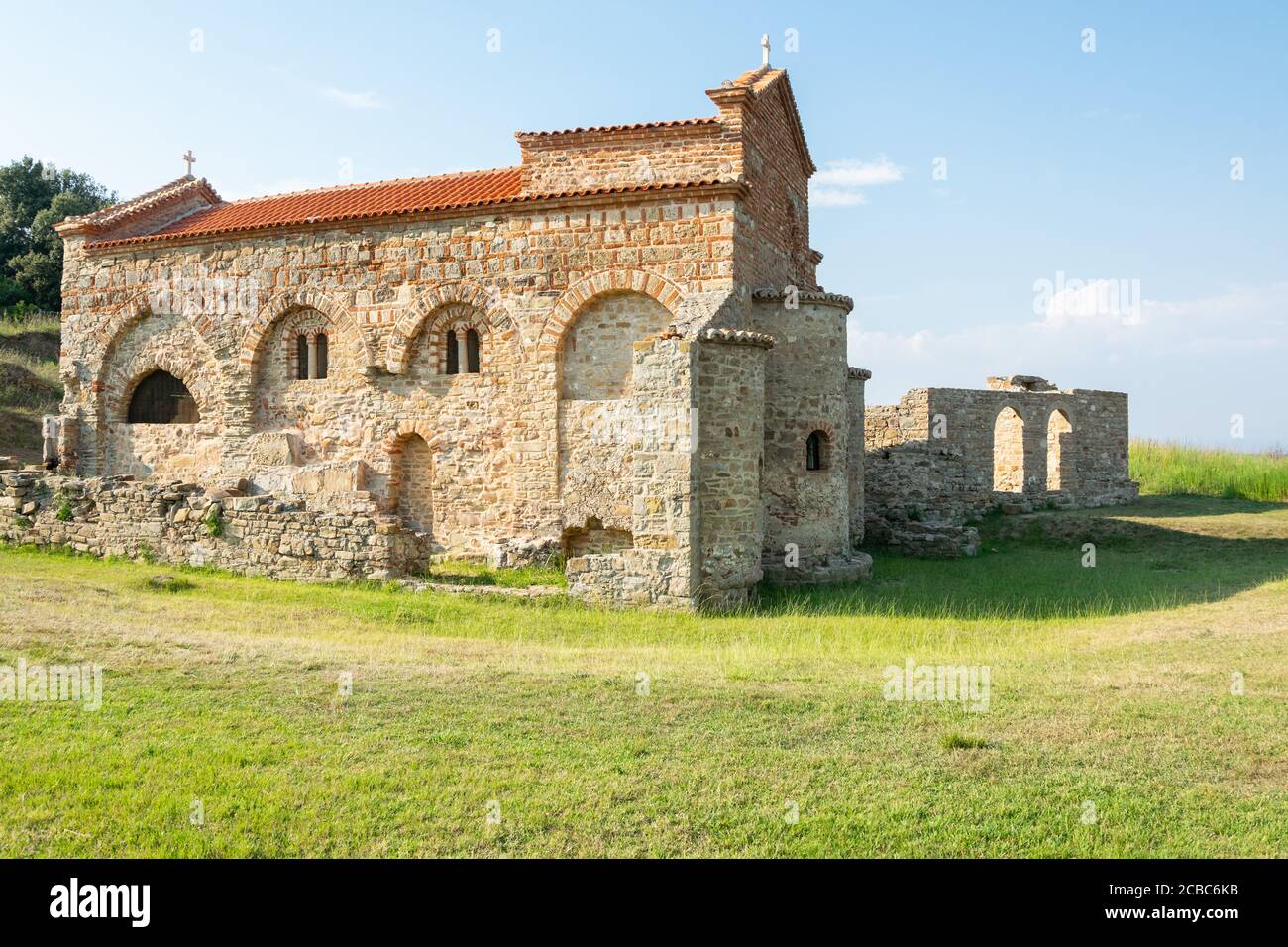 Chiesa di Sant'Antonio (conosciuta come Capo Skanderbeg) a Durrës, Albania. Foto Stock