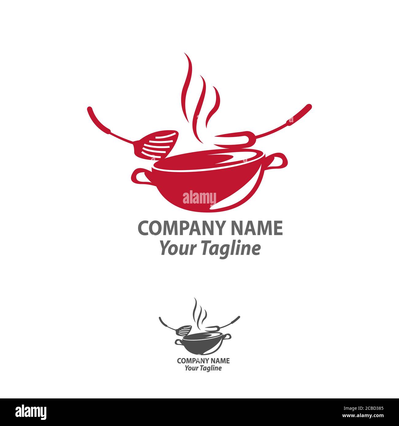 Il design del logo di cucina è semplice, elegante e attraente. È adatto per il vostro business.EPS 10 Illustrazione Vettoriale