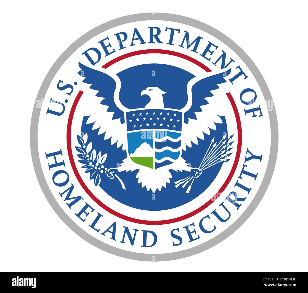 United States Department of Homeland Security icona logo Foto Stock