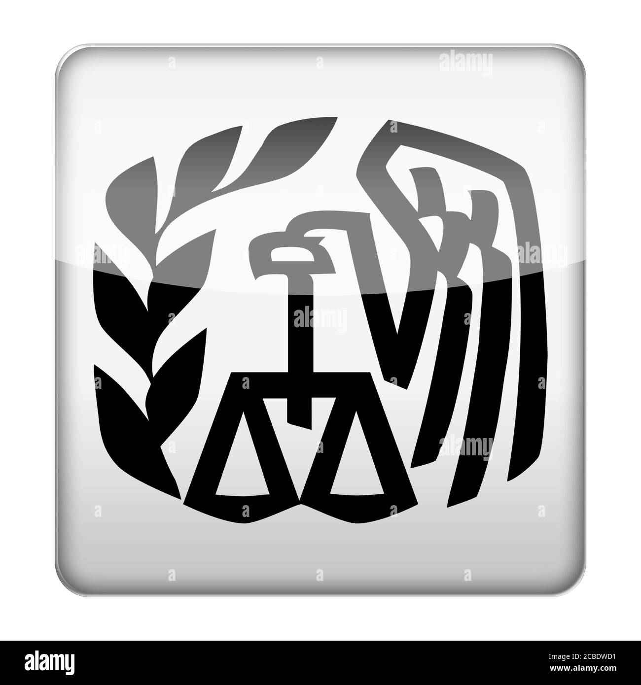 Simbolo IRS del servizio di ricavo interno Foto Stock
