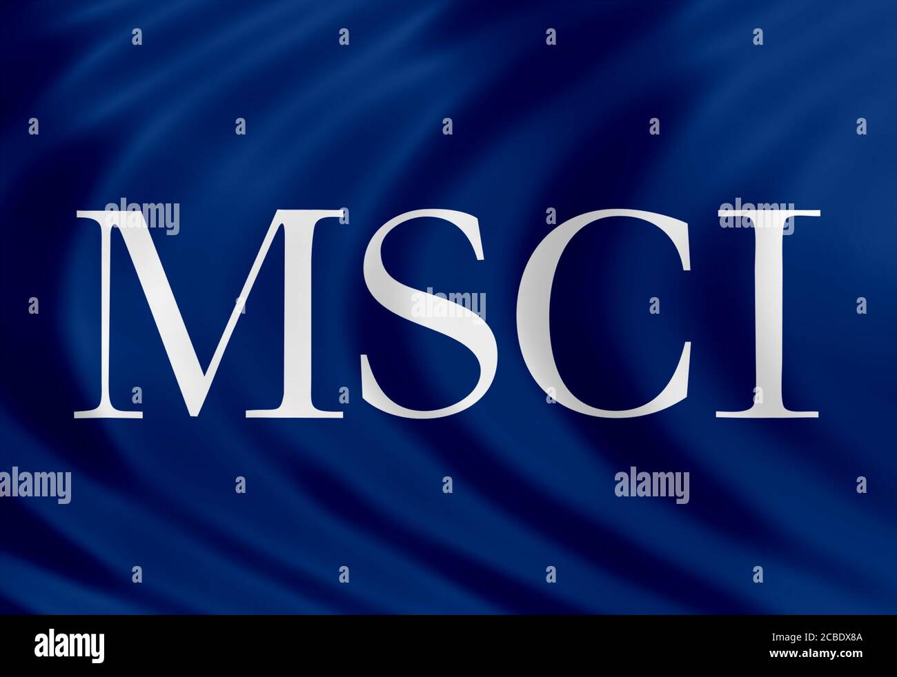 MSCI icona logo bandiera Foto Stock