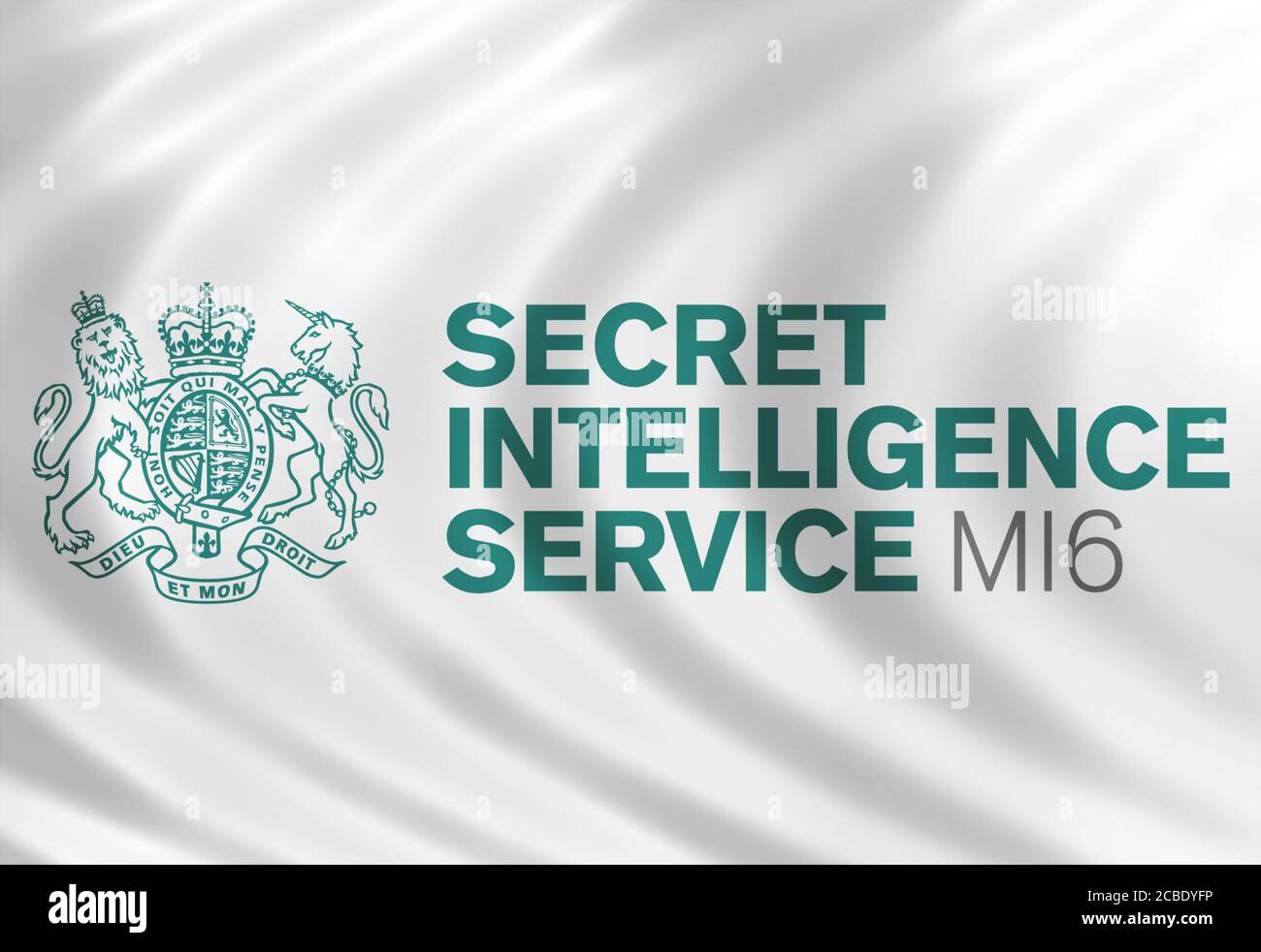 Secret Intelligence Service di MI6 SIS icona marchio logo Foto Stock