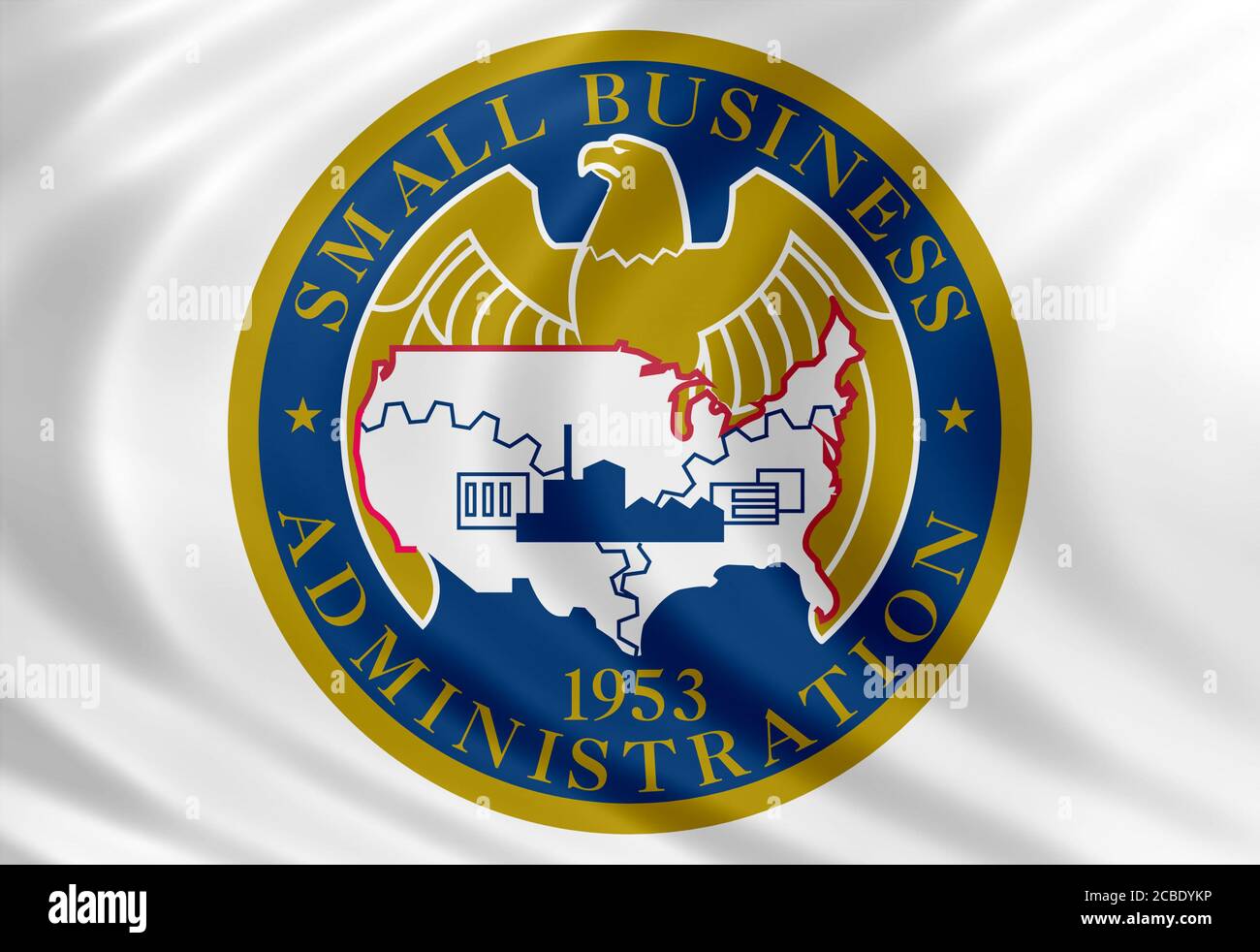 Small Business Administration SBA logo icona Foto Stock