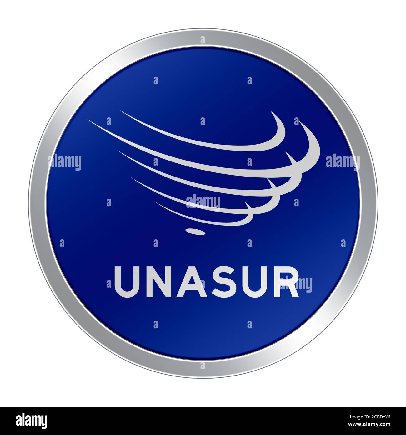 Unione del Sud Nazioni americane UNASUR USAN simbolo del logo Foto Stock