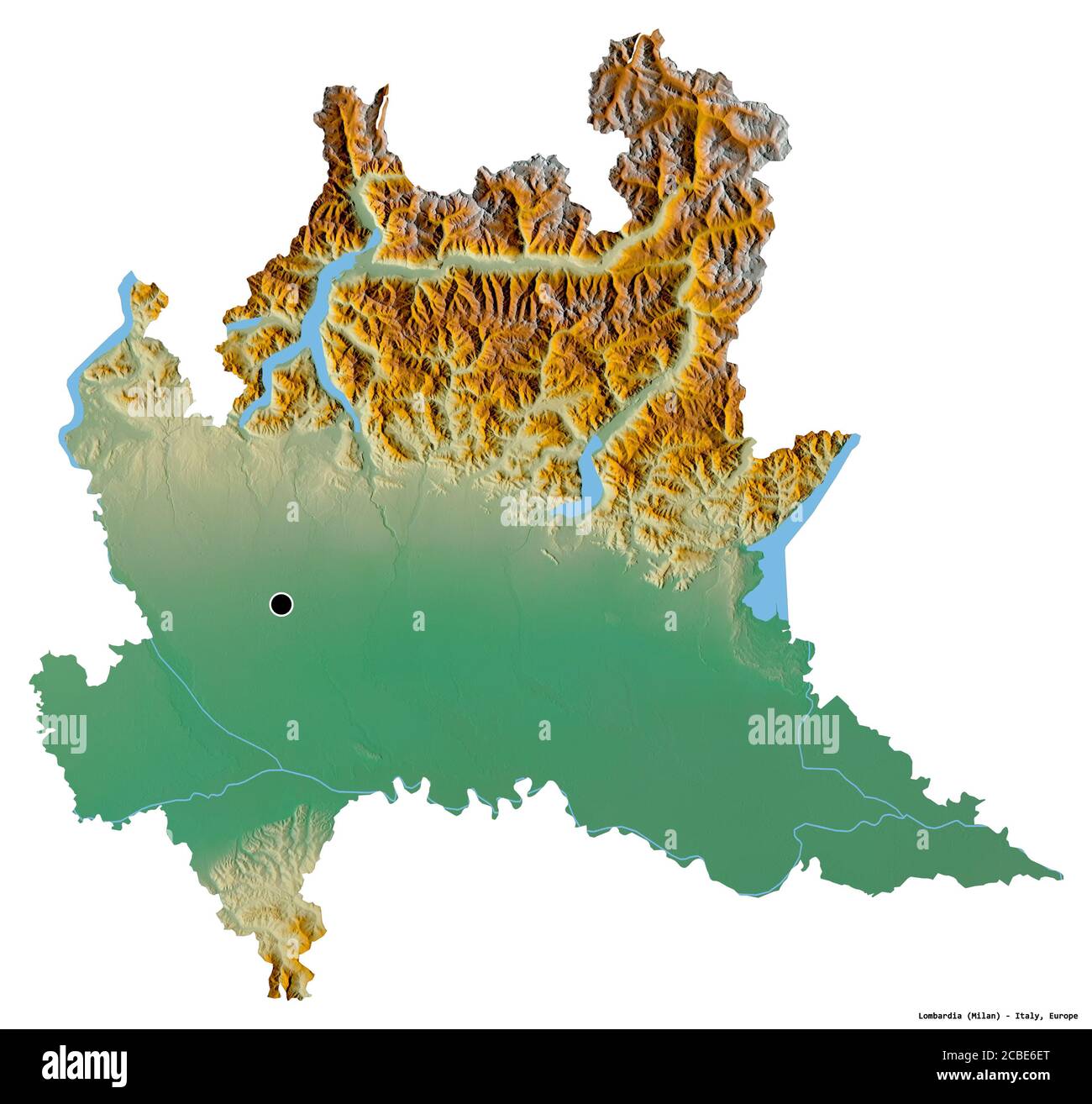 Lombardy Region Map Immagini E Fotos Stock Alamy