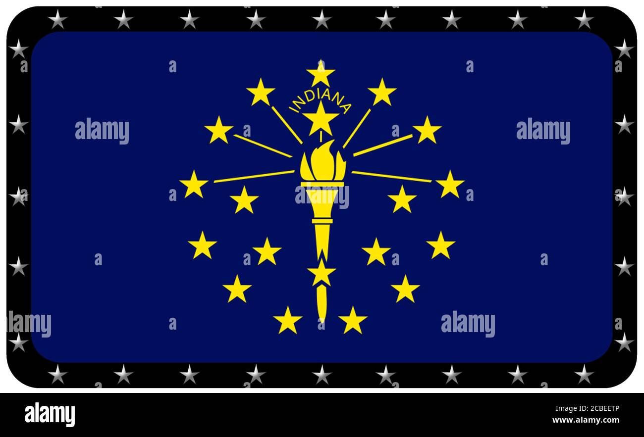 Bandiera indiana Foto Stock