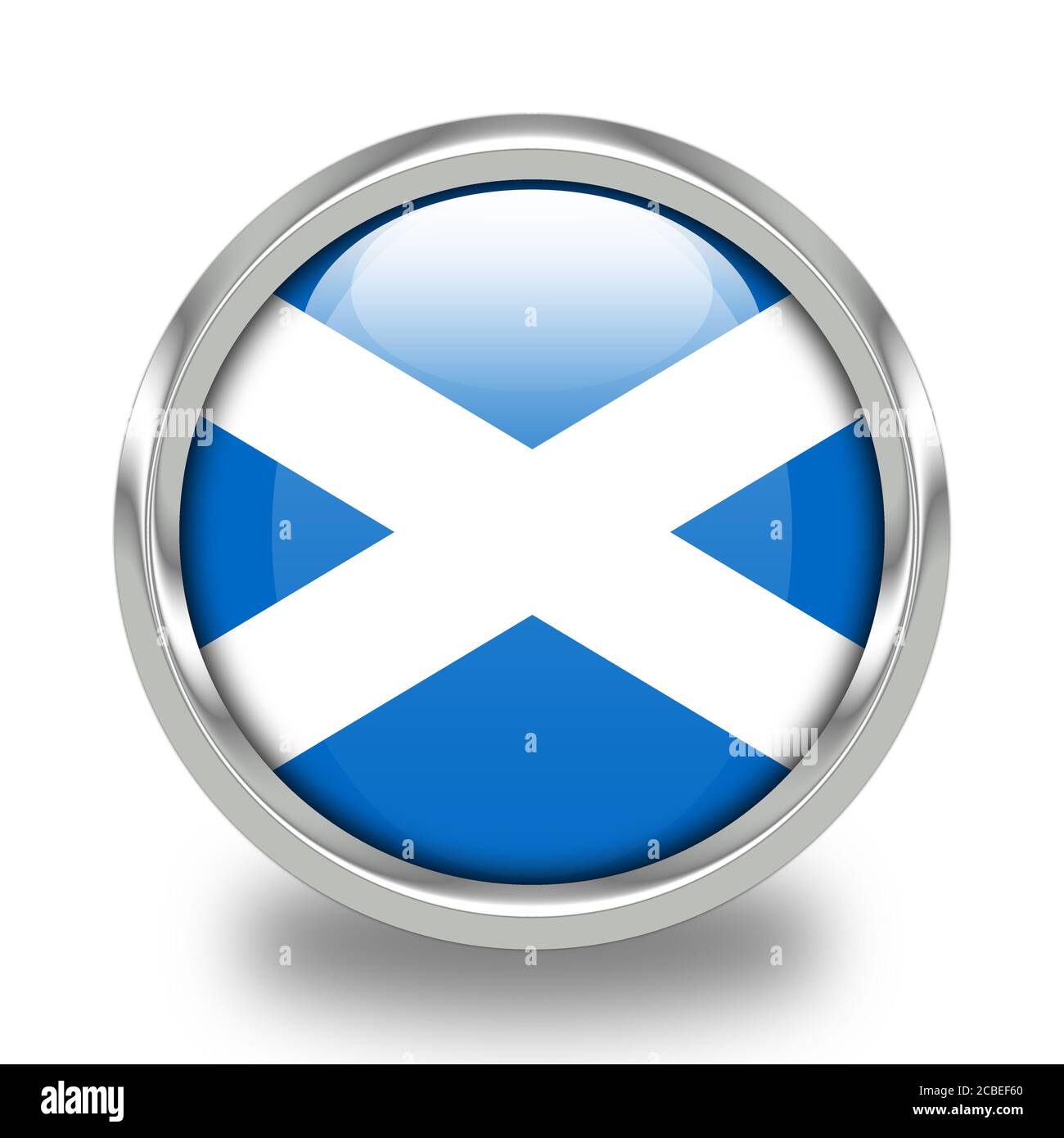 Bandiera della Scozia Foto Stock