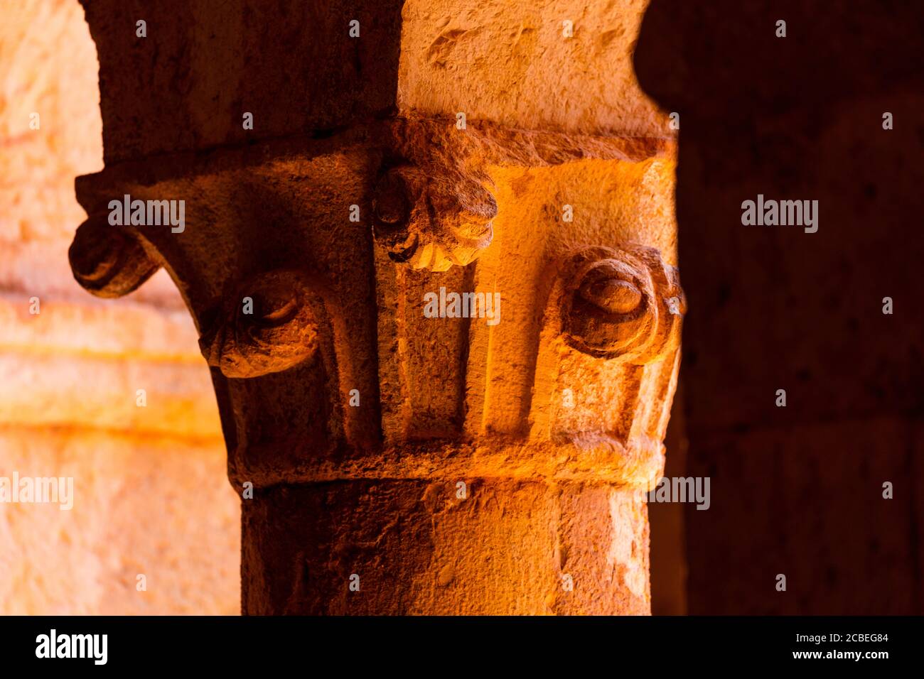 Abbazia di le Thoronet, l'Abbaye du Thoronet, Dipartimento del Var, architettura cistercense, Provenza, Francia, Europa Foto Stock