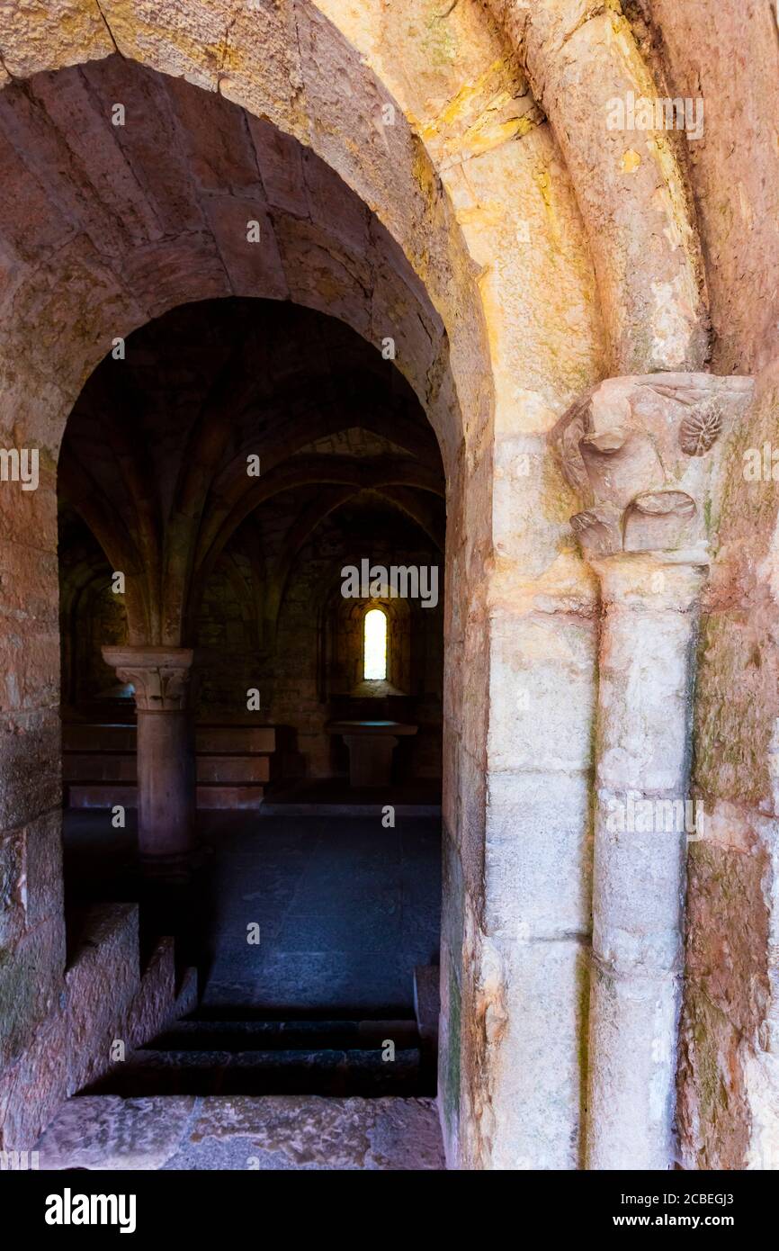 Abbazia di le Thoronet, l'Abbaye du Thoronet, Dipartimento del Var, architettura cistercense, Provenza, Francia, Europa Foto Stock