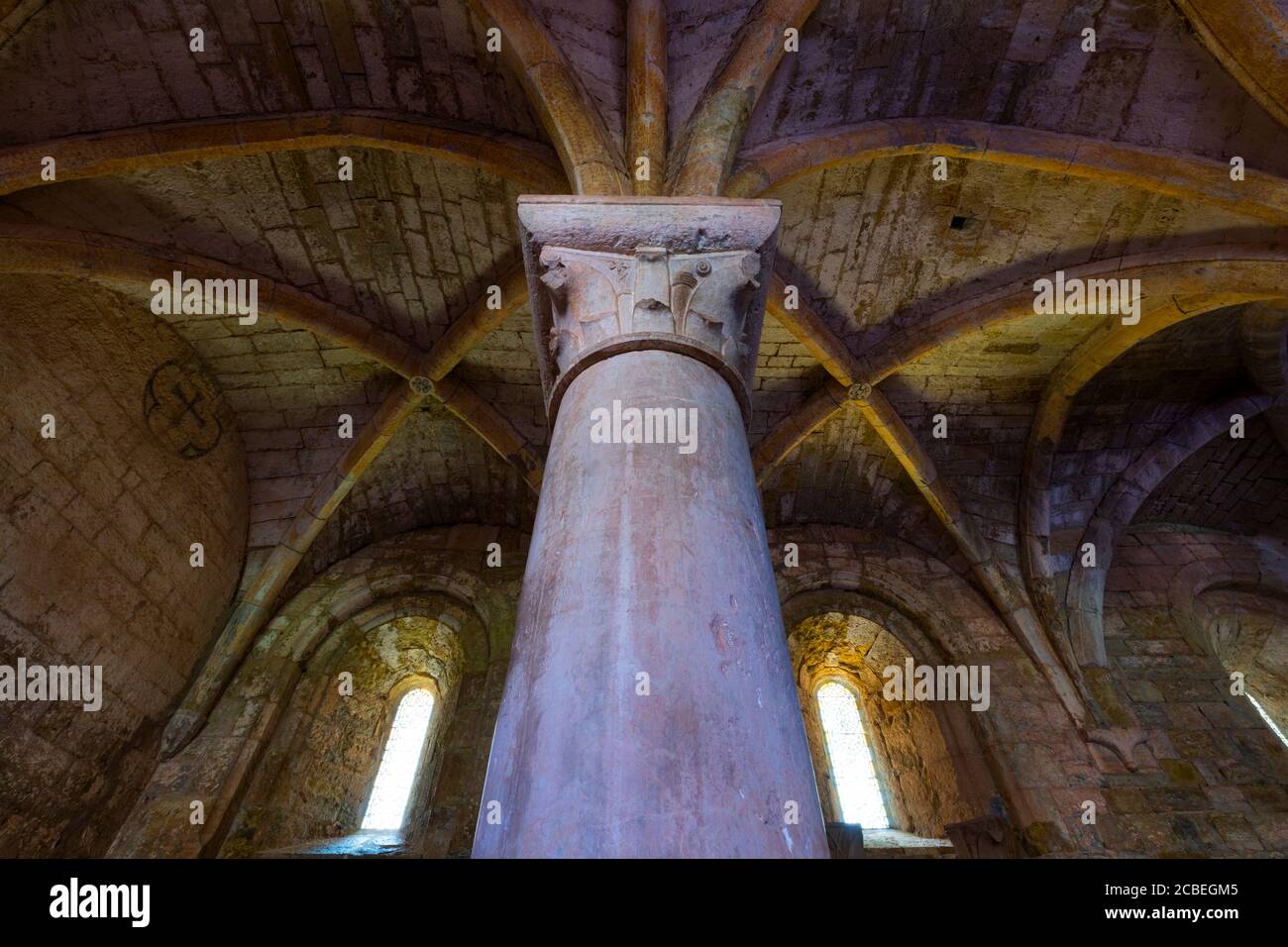 Abbazia di le Thoronet, l'Abbaye du Thoronet, Dipartimento del Var, architettura cistercense, Provenza, Francia, Europa Foto Stock