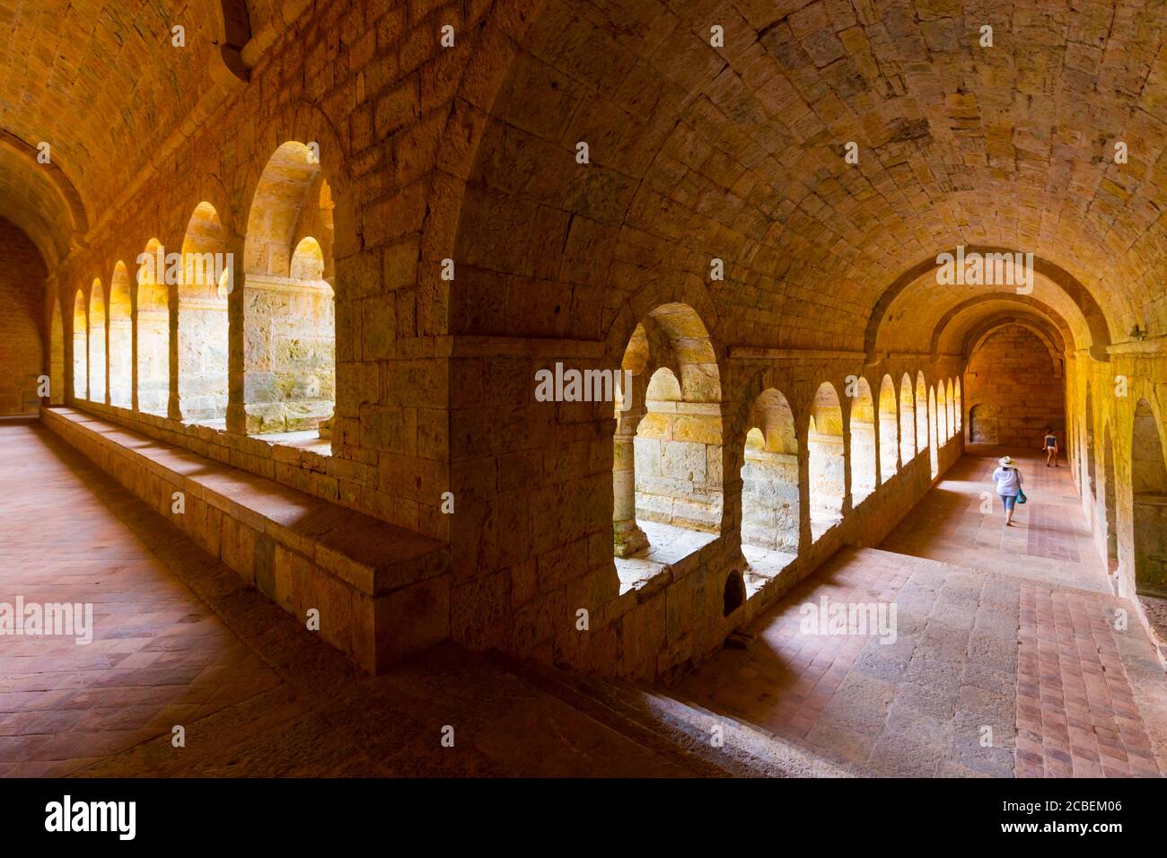 Abbazia di le Thoronet, l'Abbaye du Thoronet, Dipartimento del Var, architettura cistercense, Provenza, Francia, Europa Foto Stock