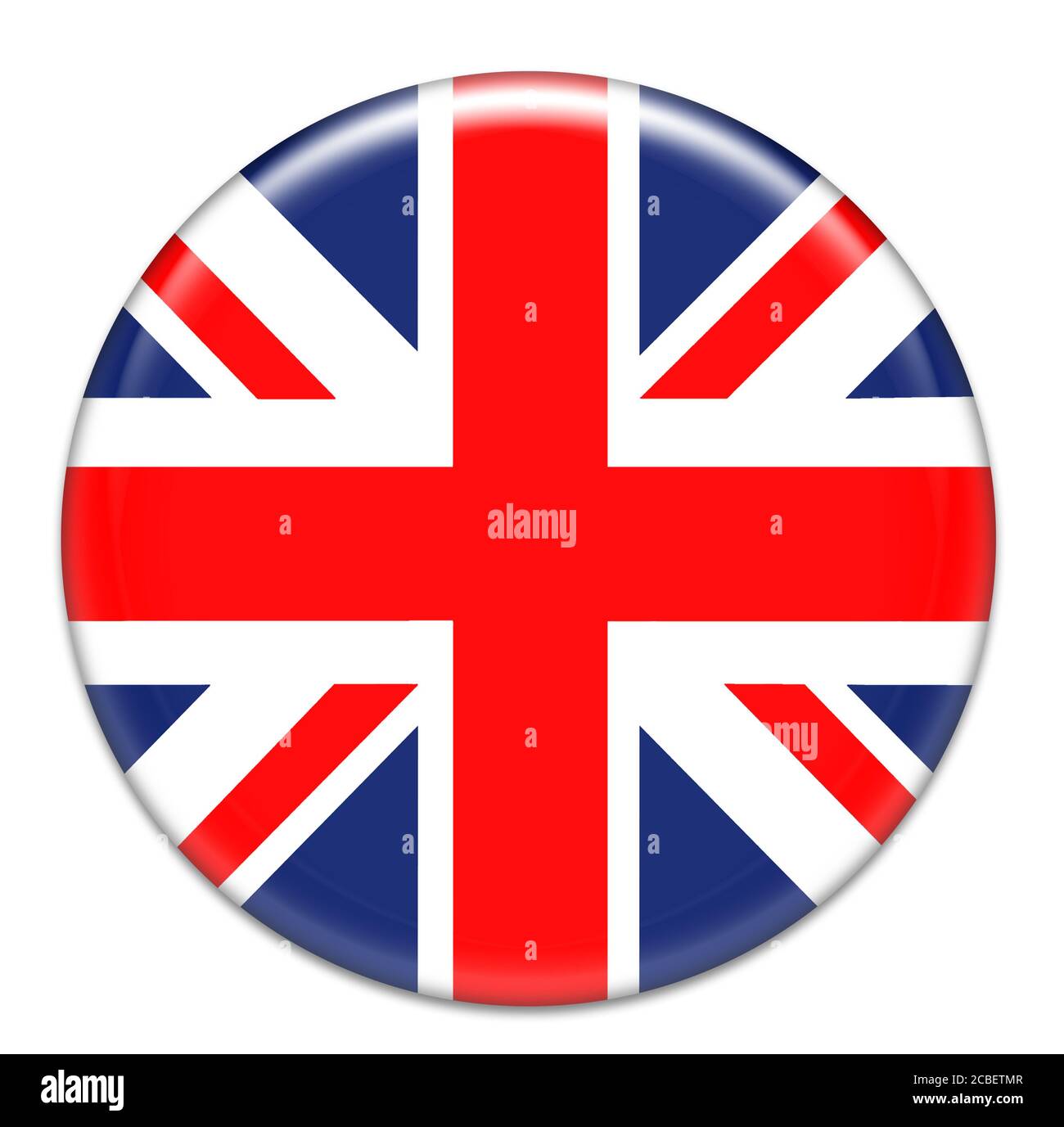 Bandiera inglese Union Jack Foto Stock