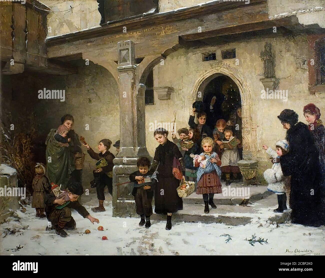 Oehmichen Hugo - regali di Natale - Scuola tedesca - 19 E all'inizio del XX secolo Foto Stock