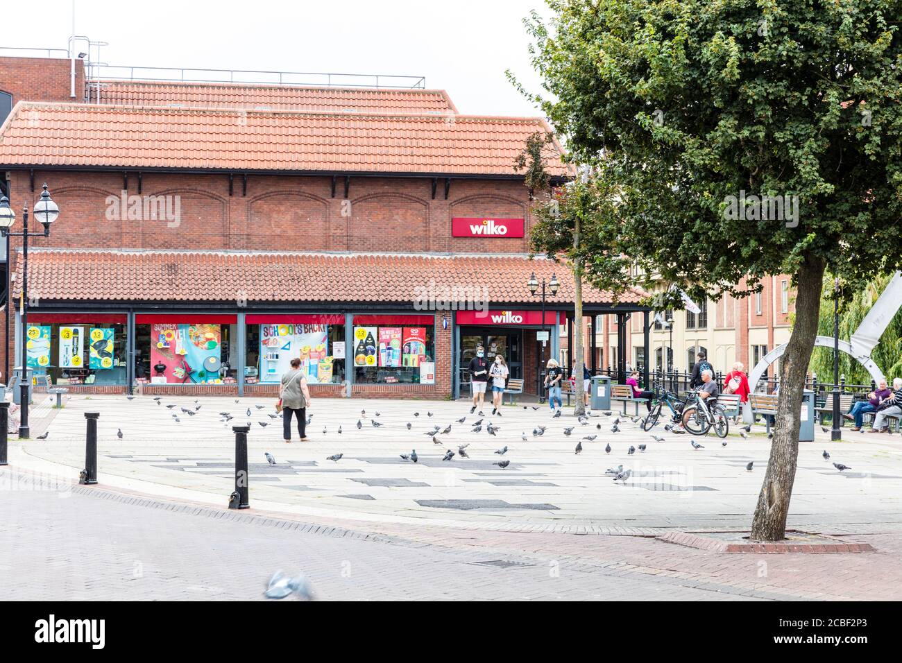 Negozio Wilko, Wilko, negozio Wilkinsons, negozio Wilko, negozio Wilkinsons, segno, logo, ingresso, Wilkinsons, wilko, Lincoln City, Lincolnshire, Regno Unito, Inghilterra Foto Stock