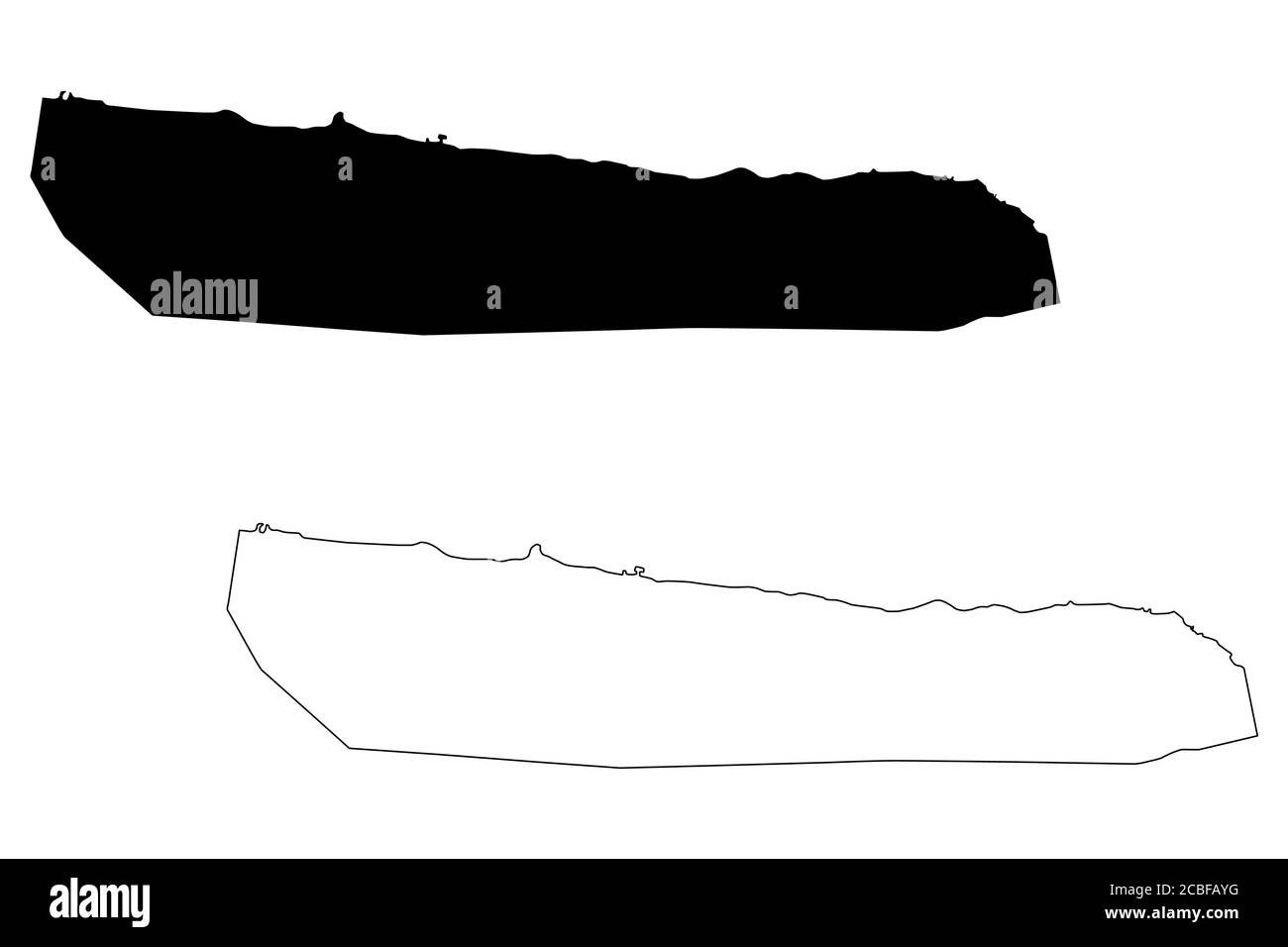 Stanley City (Falkland Islands, British Overseas Territory, United Kingdom) mappa vettoriale illustrazione, scrimble sketch Città di Port Stanley mappa Illustrazione Vettoriale