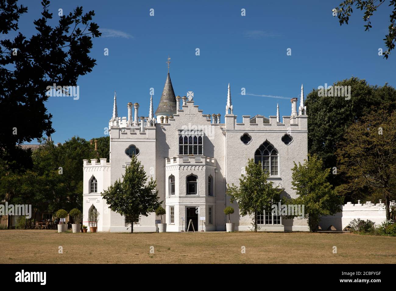 Strawberry Hill House and Gardens, Twickenham, Londra, Regno Unito Foto Stock