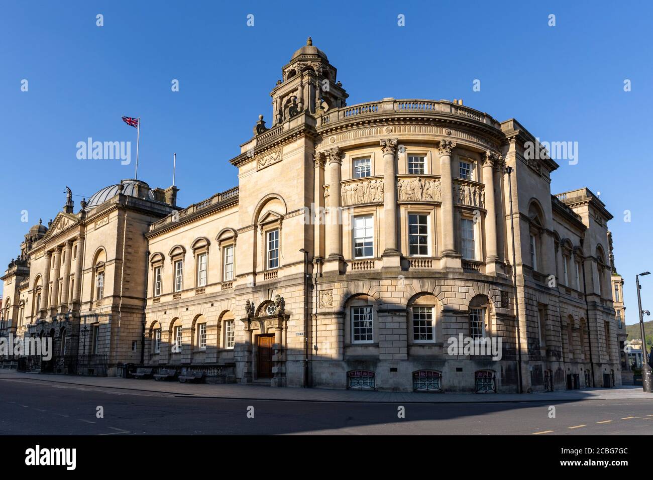 The Guildhall Building a Bath, Inghilterra, Regno Unito, 2020 Foto Stock