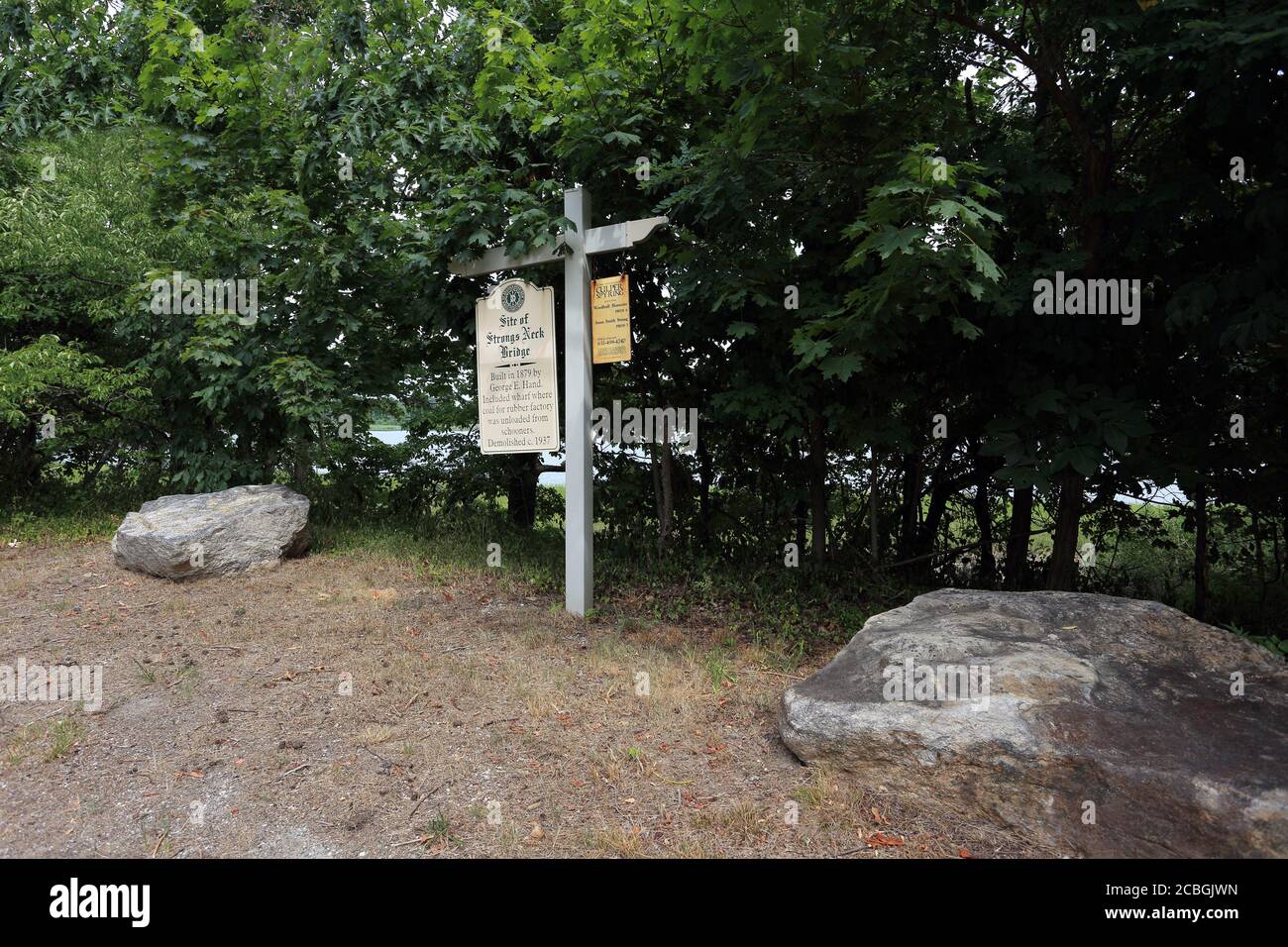 Marcatori storici Setauket Long Island New York Foto Stock