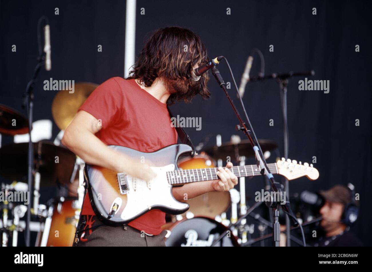 Biffy Clyro si esibisce al Reading Festival 2003, Reading, Inghilterra, Regno Unito. Foto Stock