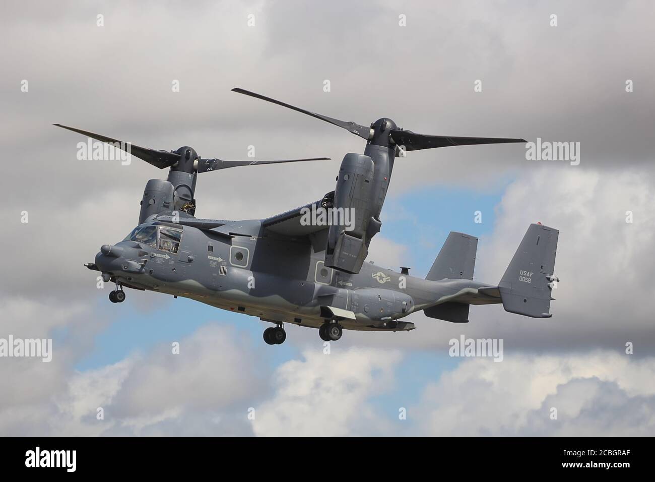 Un aereo militare Tiltrotor Bell-Boeing CV-22B Osprey Foto Stock
