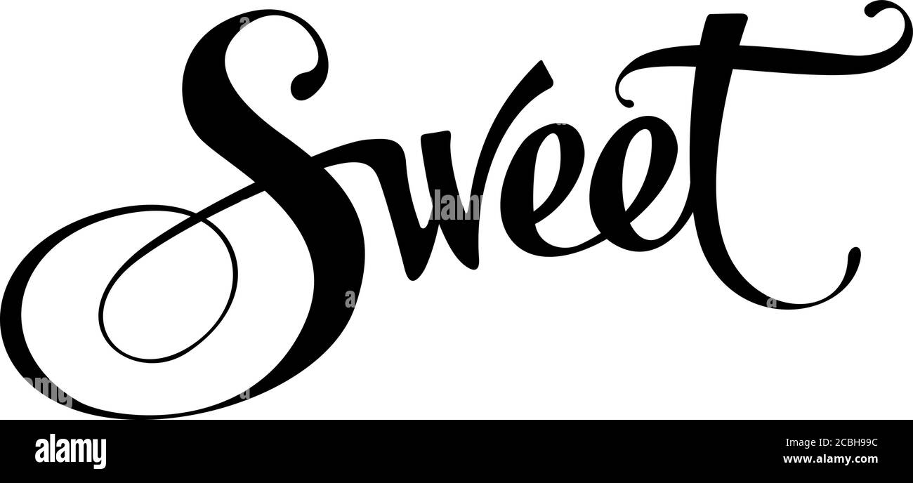 Testo calligrafia personalizzato Illustrazione Vettoriale