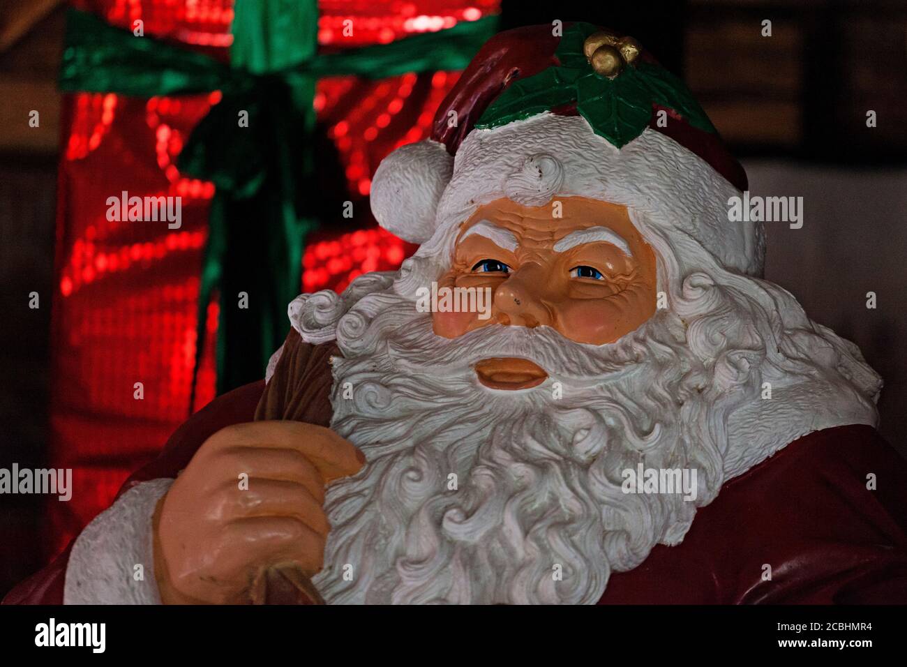 Figura di Babbo Natale a Lycksele Foto Stock