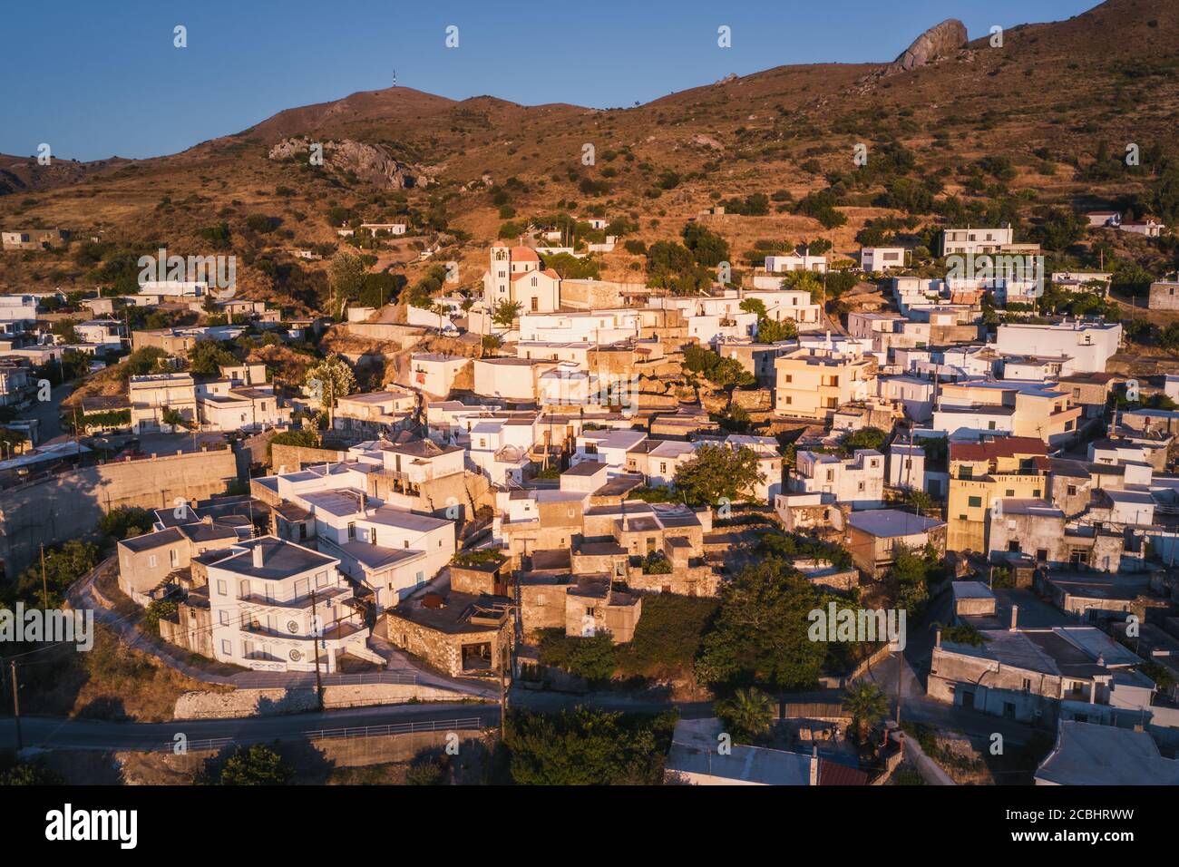 Villaggio di Saktouria di Rethymno a Creta, Grecia Foto Stock
