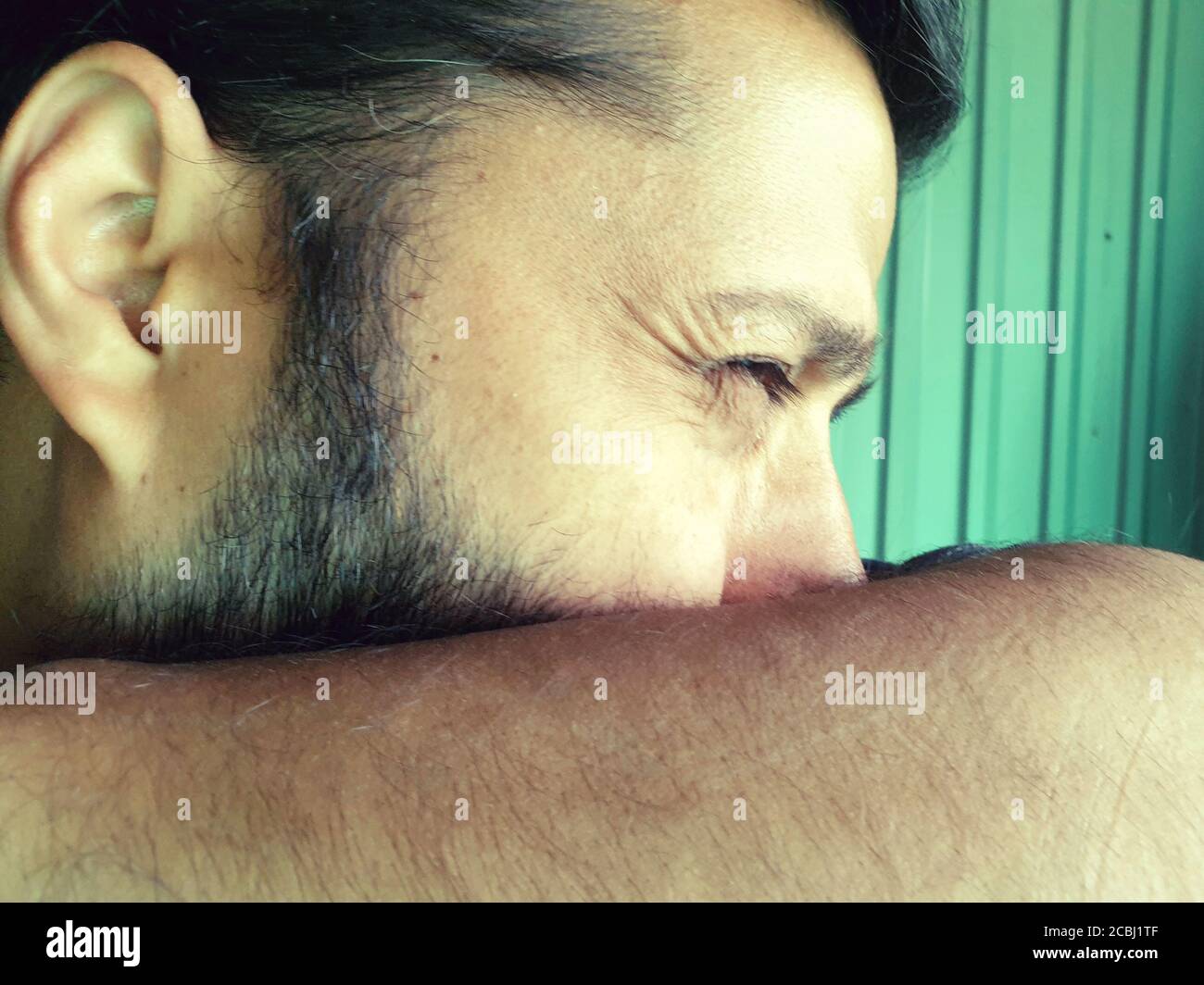 Case galleggianti in legno e ponti sembrano belli. Foto Stock