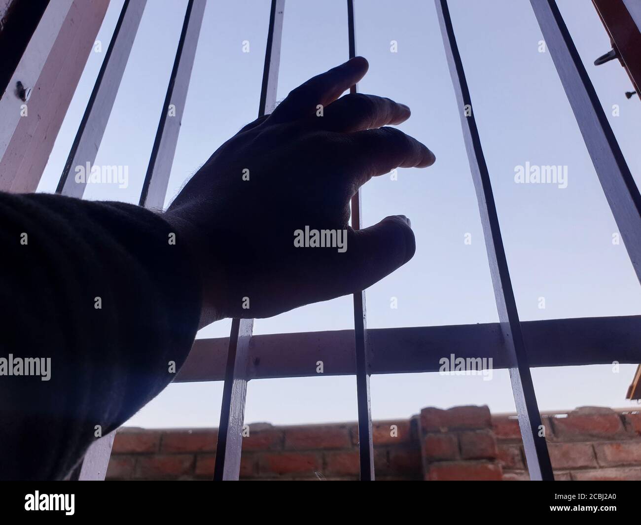 Case galleggianti in legno e ponti sembrano belli. Foto Stock