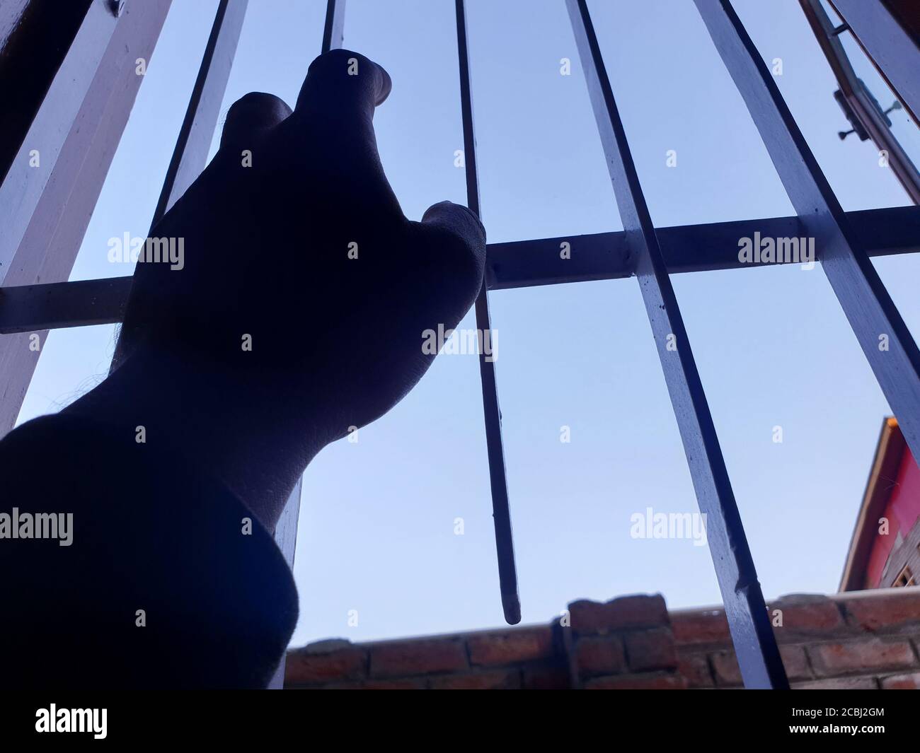 Case galleggianti in legno e ponti sembrano belli. Foto Stock