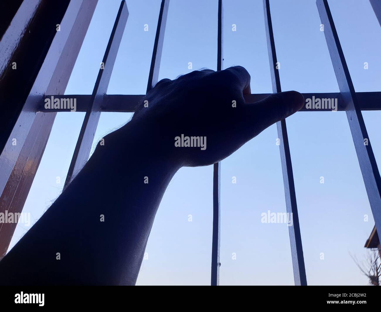 Case galleggianti in legno e ponti sembrano belli. Foto Stock