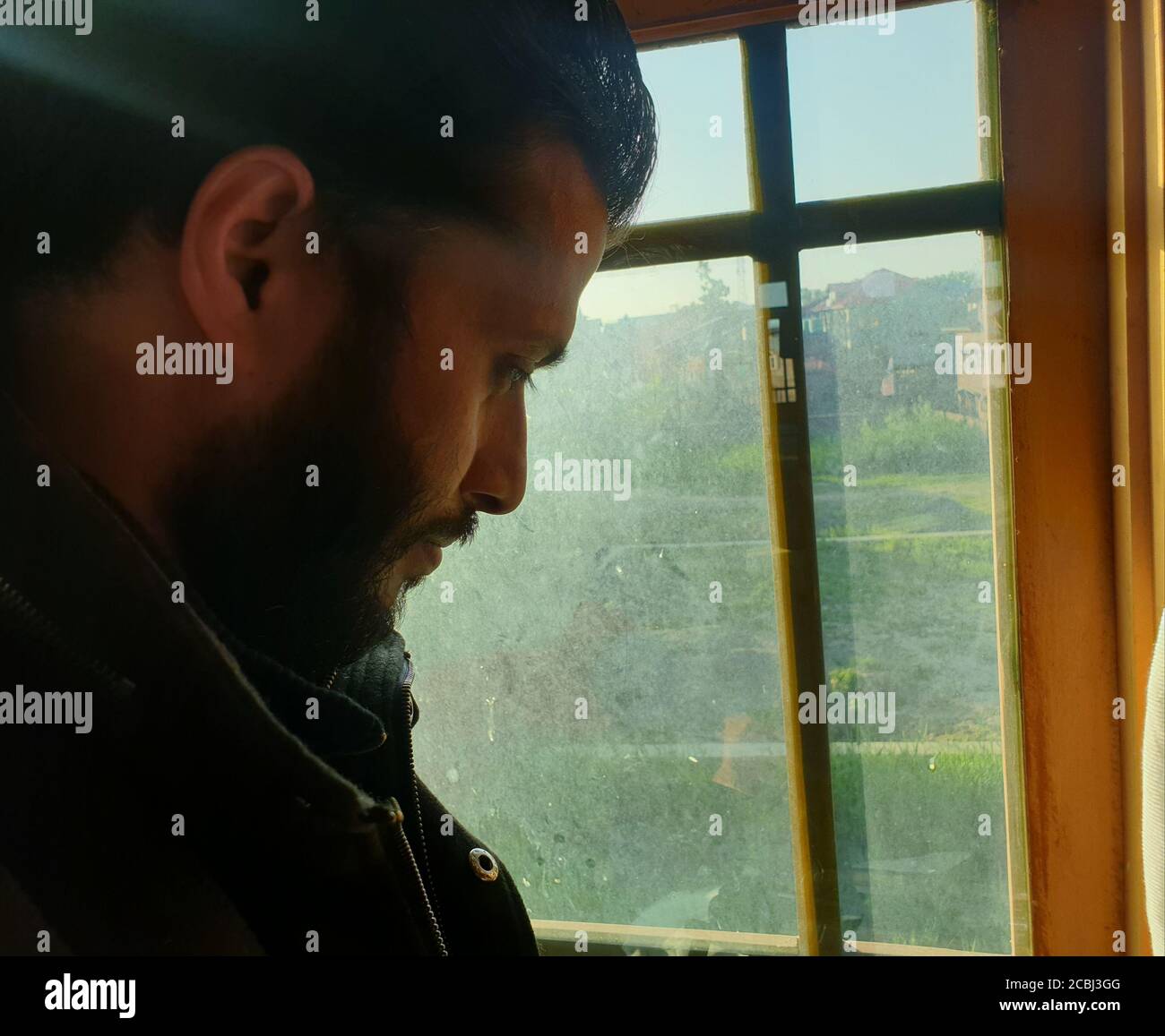 Case galleggianti in legno e ponti sembrano belli. Foto Stock