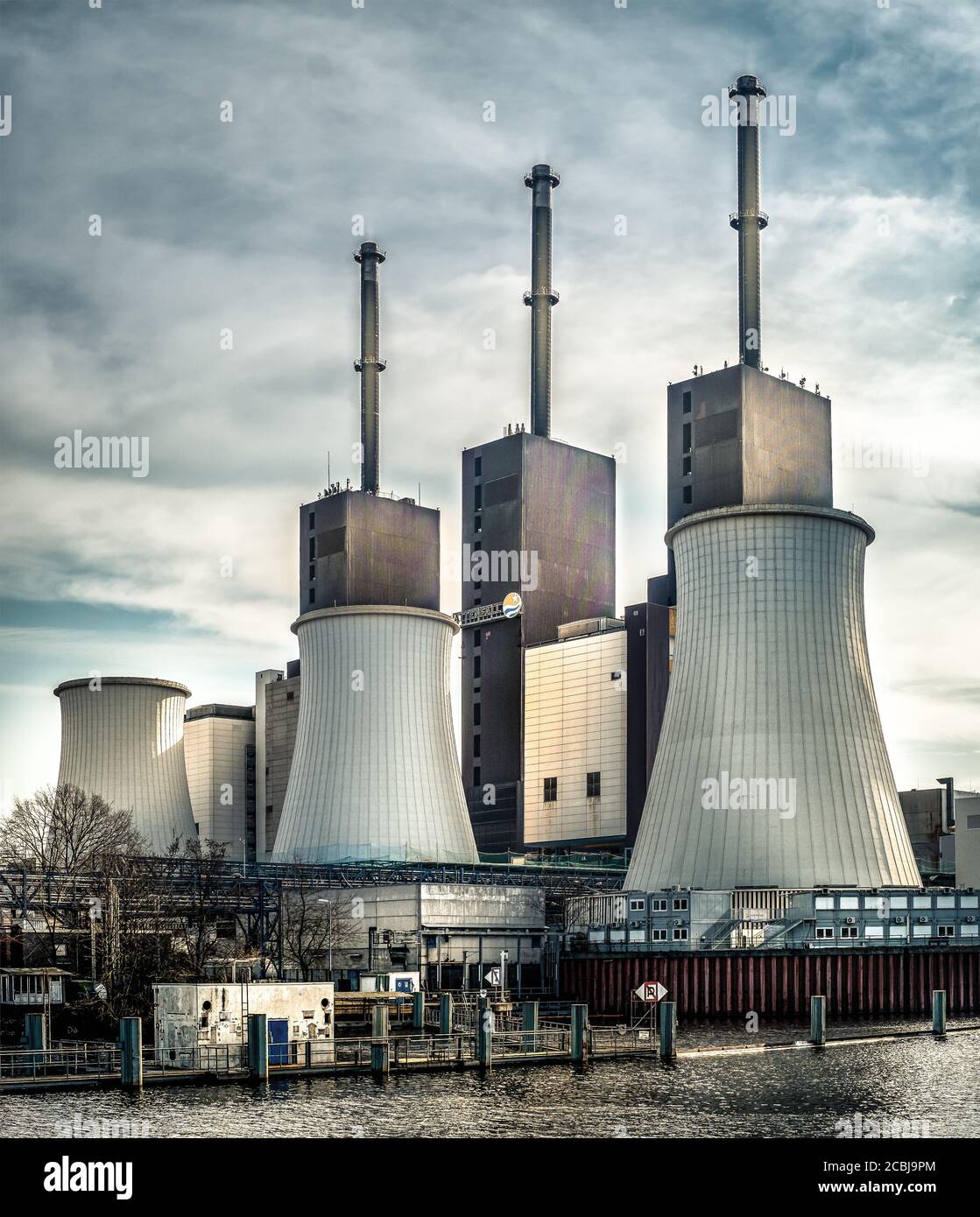 Generazione di una centrale elettrica Foto Stock