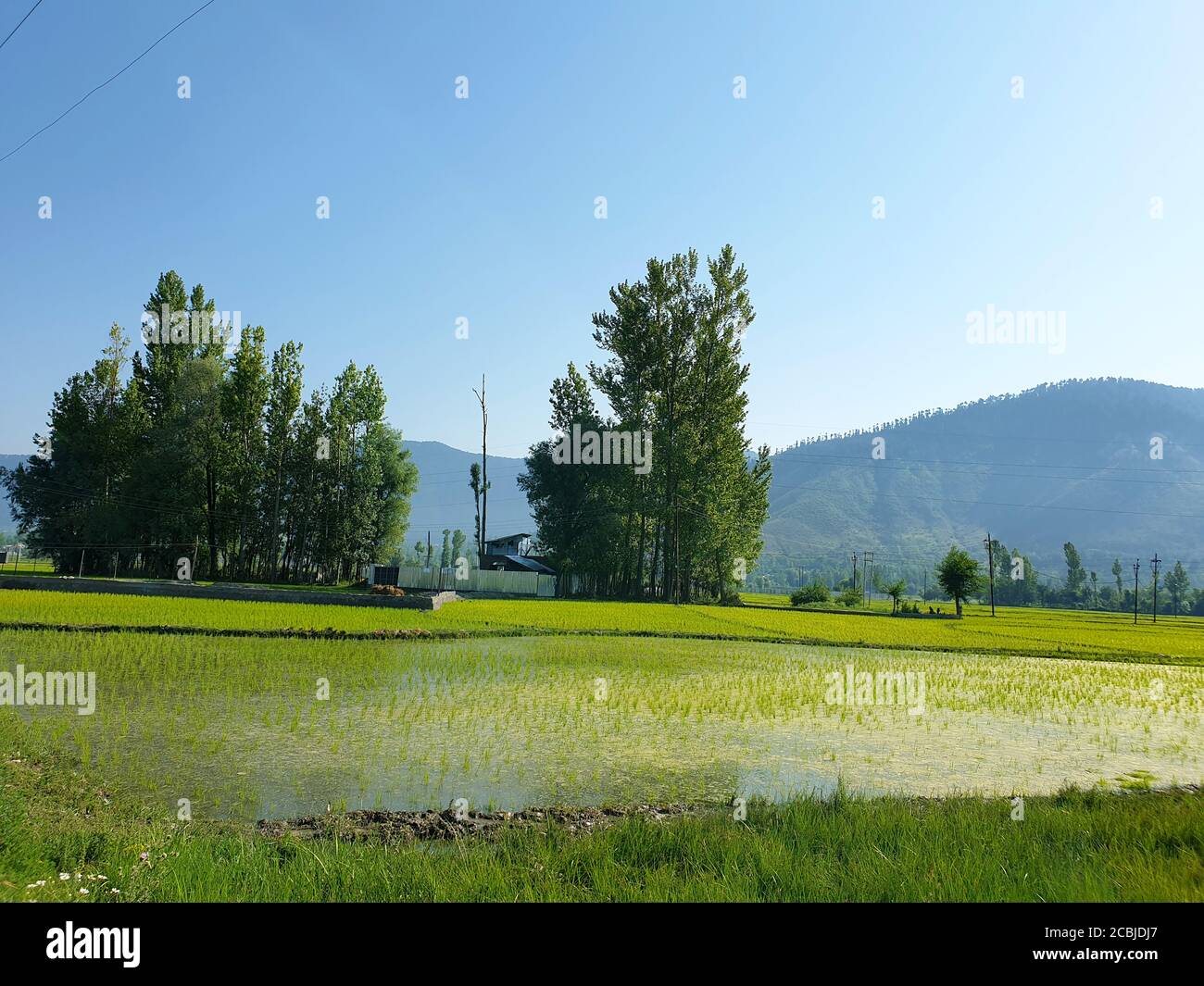 Case galleggianti in legno e ponti sembrano belli. Foto Stock