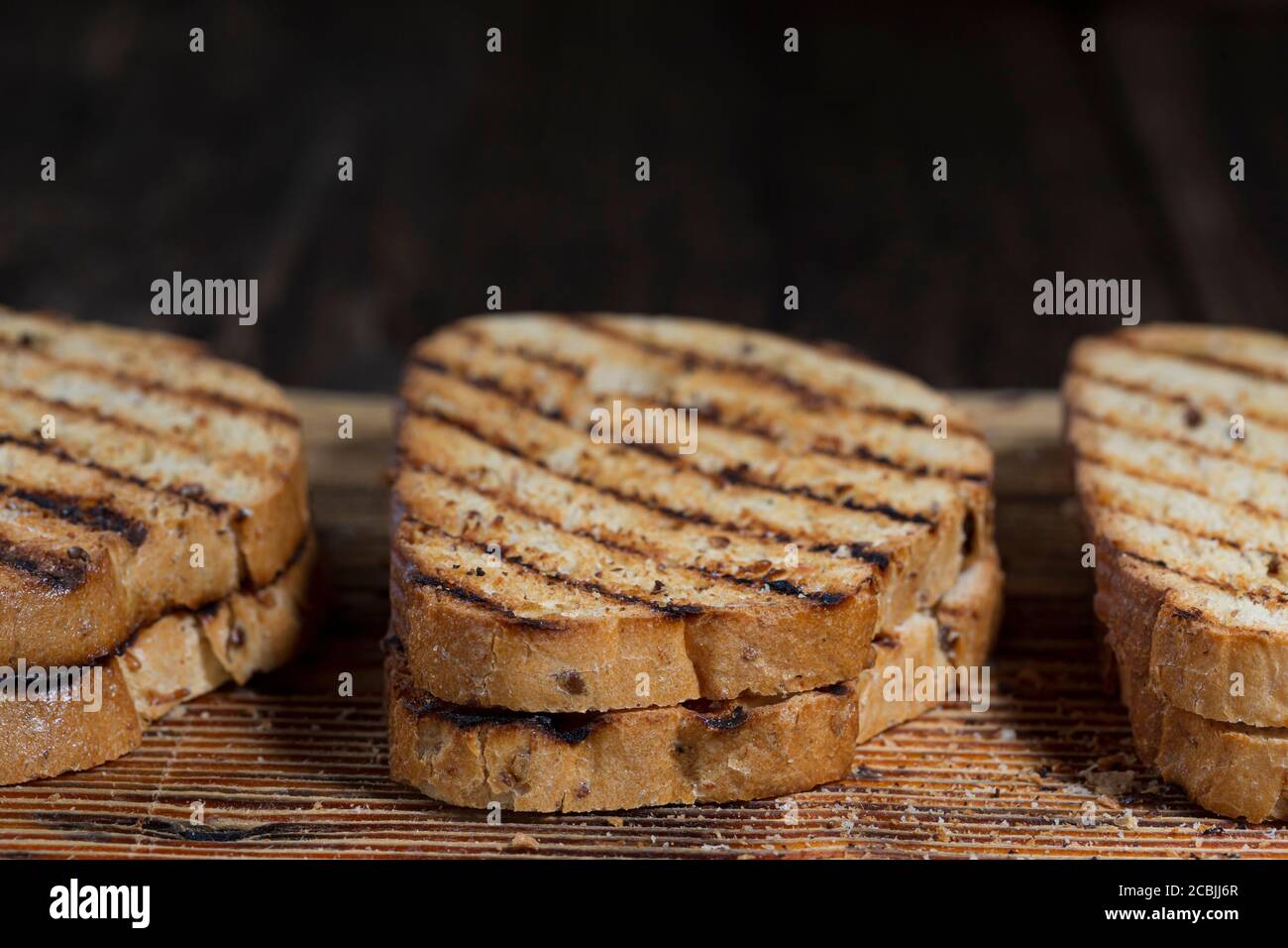 Pane di grano per panini sani mangiare sano, primo piano Foto Stock