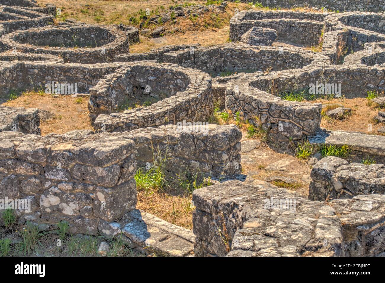 Castro de Santa Trega, A Guarda, Spagna Foto Stock