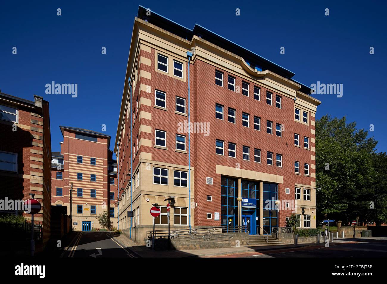 Dipartimento di Economia edificio nella città di Sheffield, Inghilterra. Università di Sheffield Foto Stock