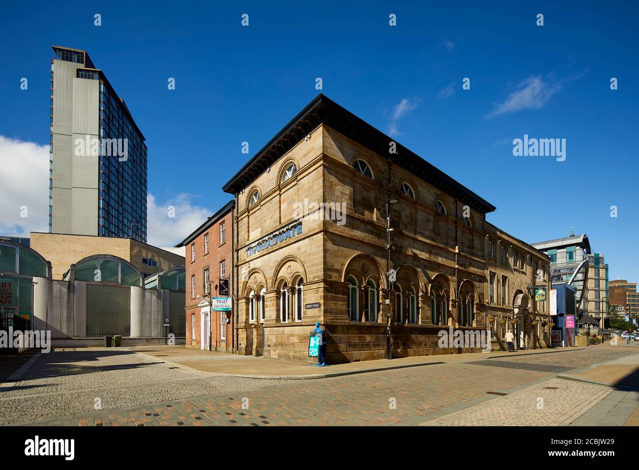 Sheffield South Yorkshire, il Graduate Student Pub in Surrey Street Foto Stock