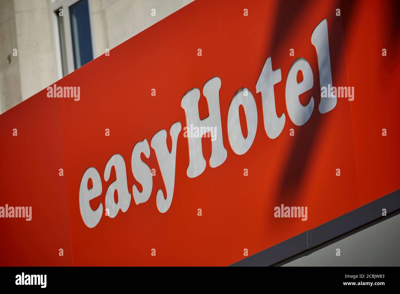 Hotel internazionale super economico Easy Hotel (easyHotel) centro città di Sheffield Originariamente fondata da Sir Stelios Haji-Ioannou Foto Stock