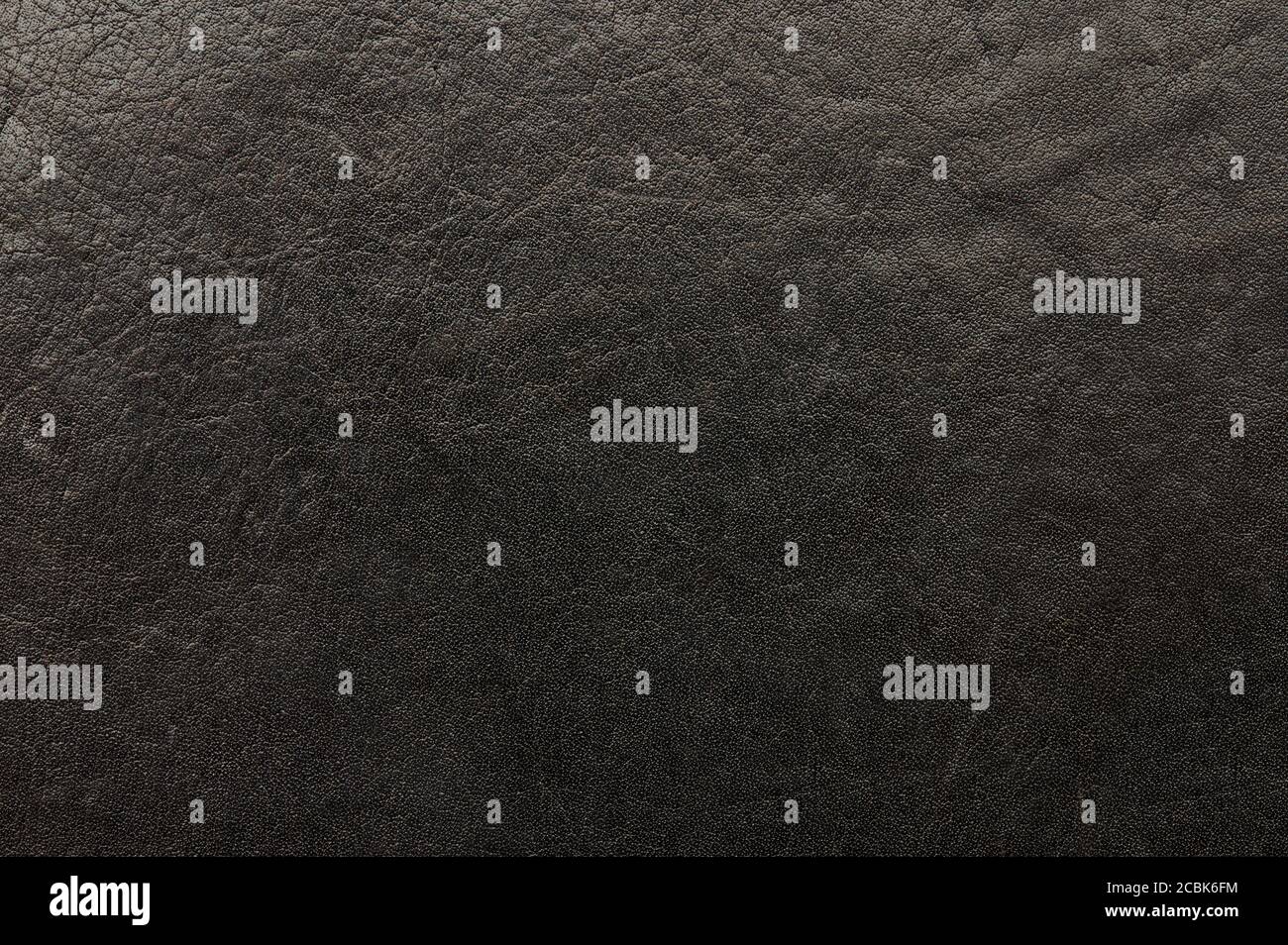 Vista ravvicinata della macro di superficie in pelle nera astratta Foto Stock