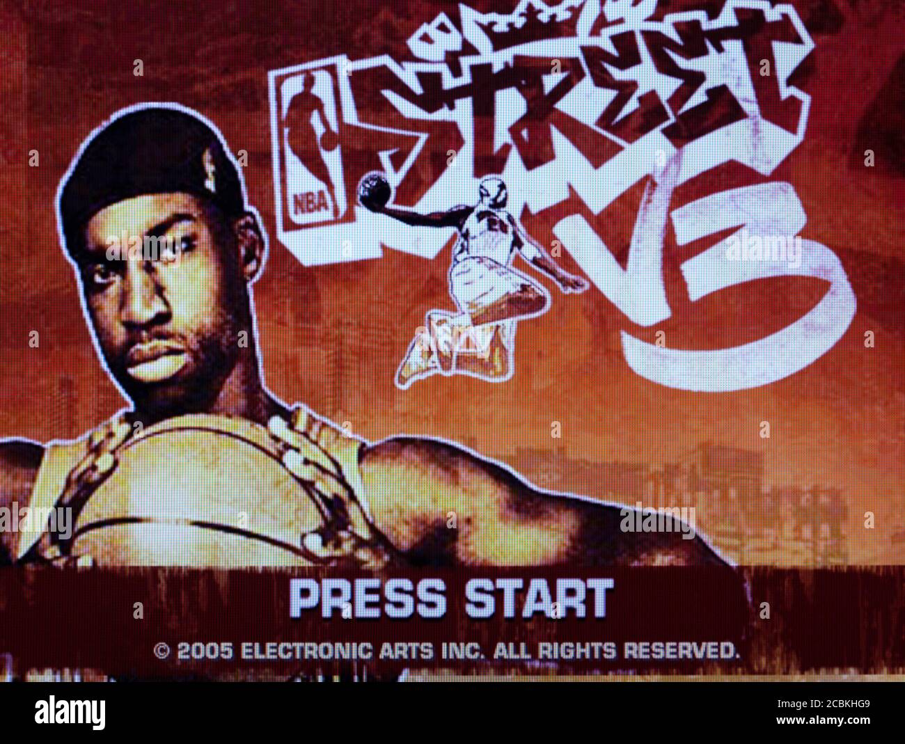 NBA Street V3 - Nintendo Gamecube Videogioco - uso editoriale solo Foto Stock