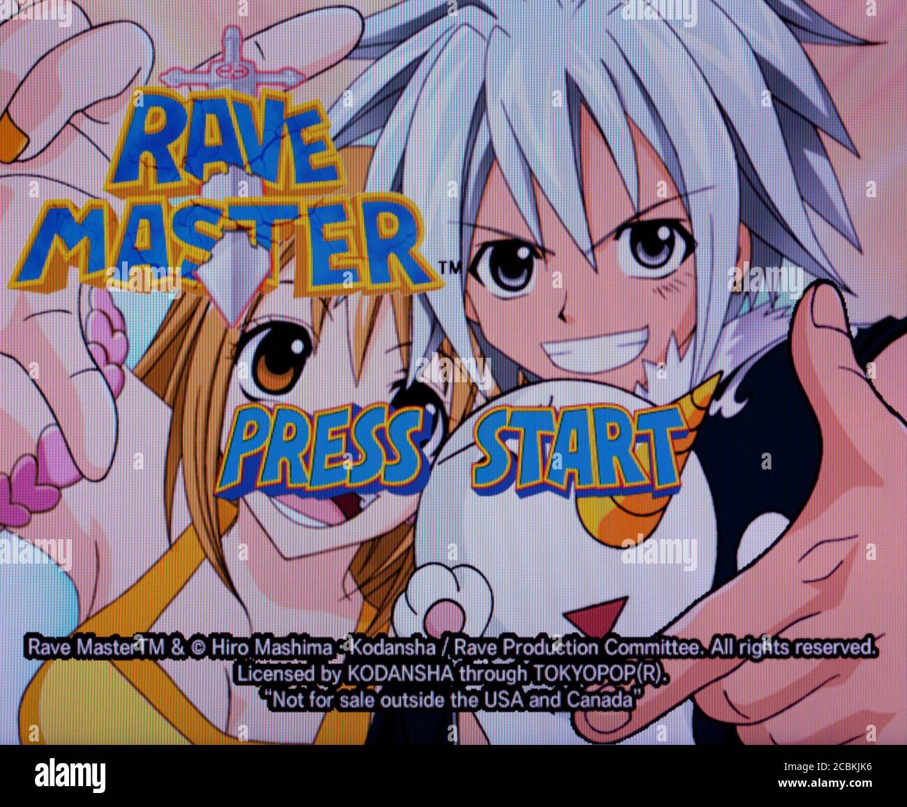 Rave Master - Nintendo Gamecube Videogioco - solo per uso editoriale Foto Stock