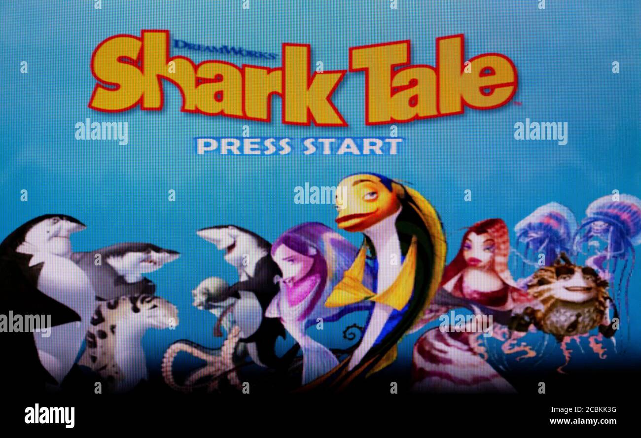 Shark tale - Nintendo Gamecube Videogioco - solo per uso editoriale Foto Stock