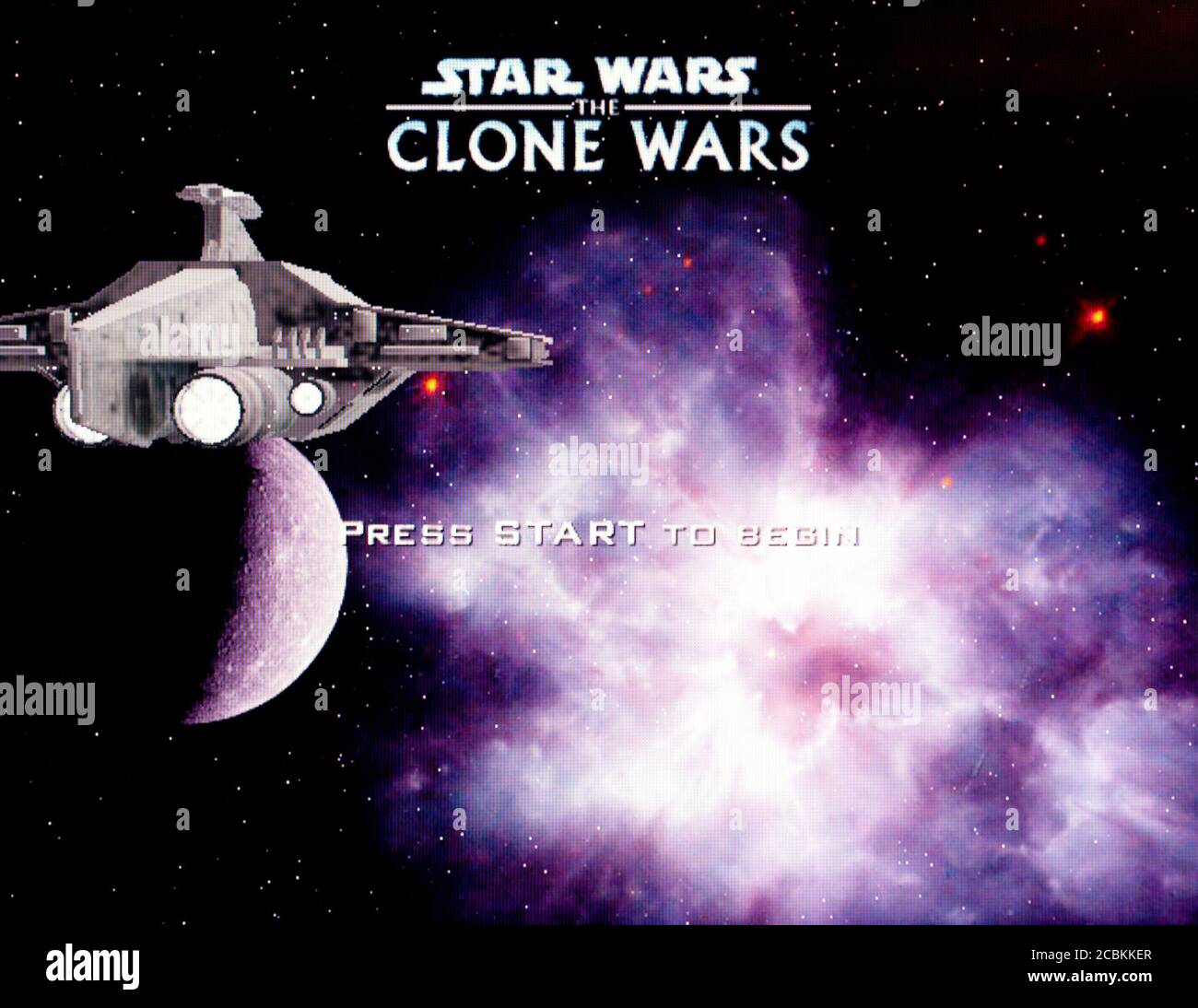 Star Wars The Clone Wars - Nintendo Gamecube Videogame - Solo per uso editoriale Foto Stock