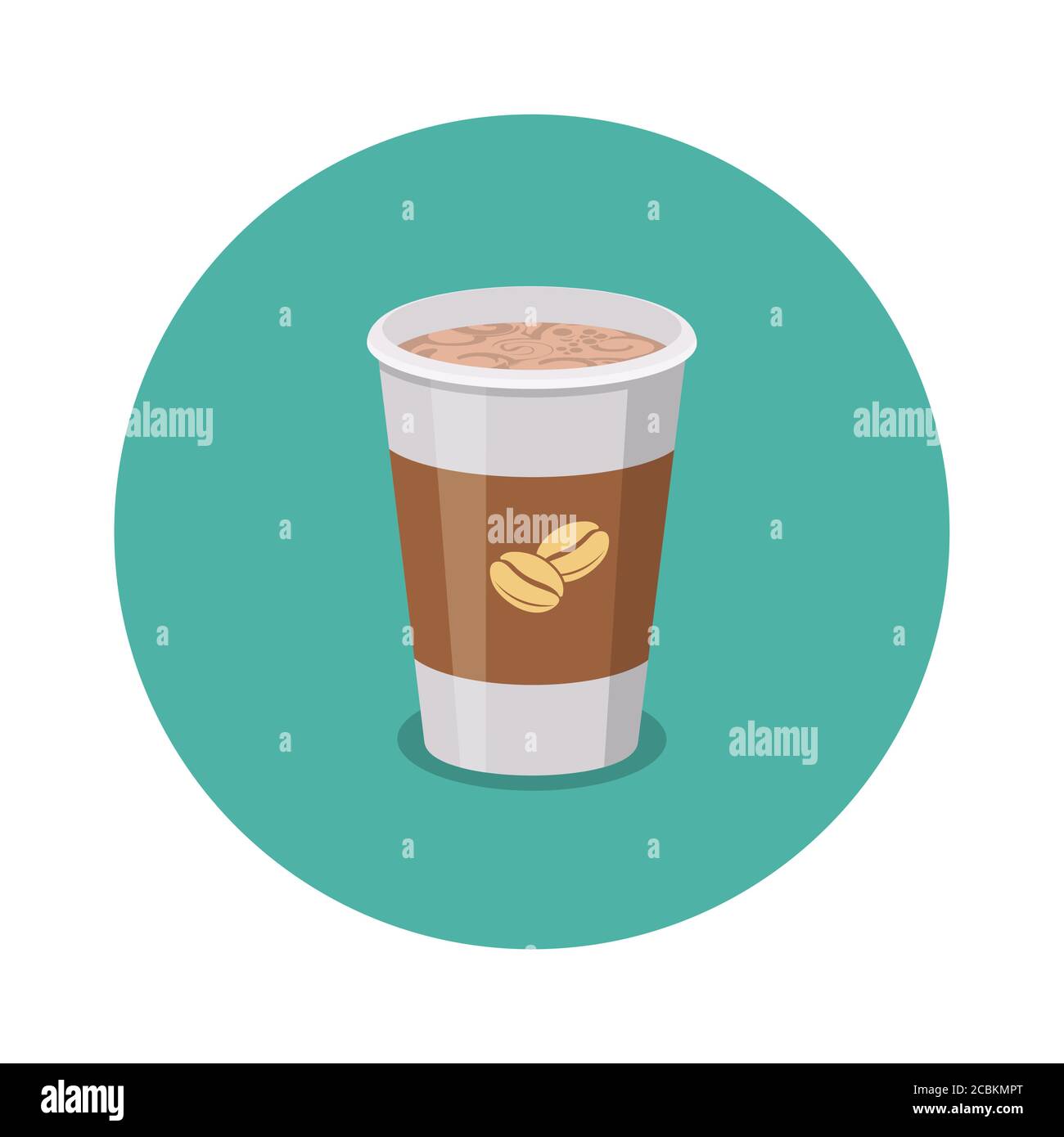 Vetro di plastica o di carta con caffè. Icona cappuccino drink.fast food.stile 3D.Design piatto. Illustrazione vettoriale. Illustrazione Vettoriale Vetro di plastica o di carta con caffè. Icona cappuccino drink.fast food.stile 3D.Design piatto. Illustrazione vettoriale. Illustrazione Vettoriale