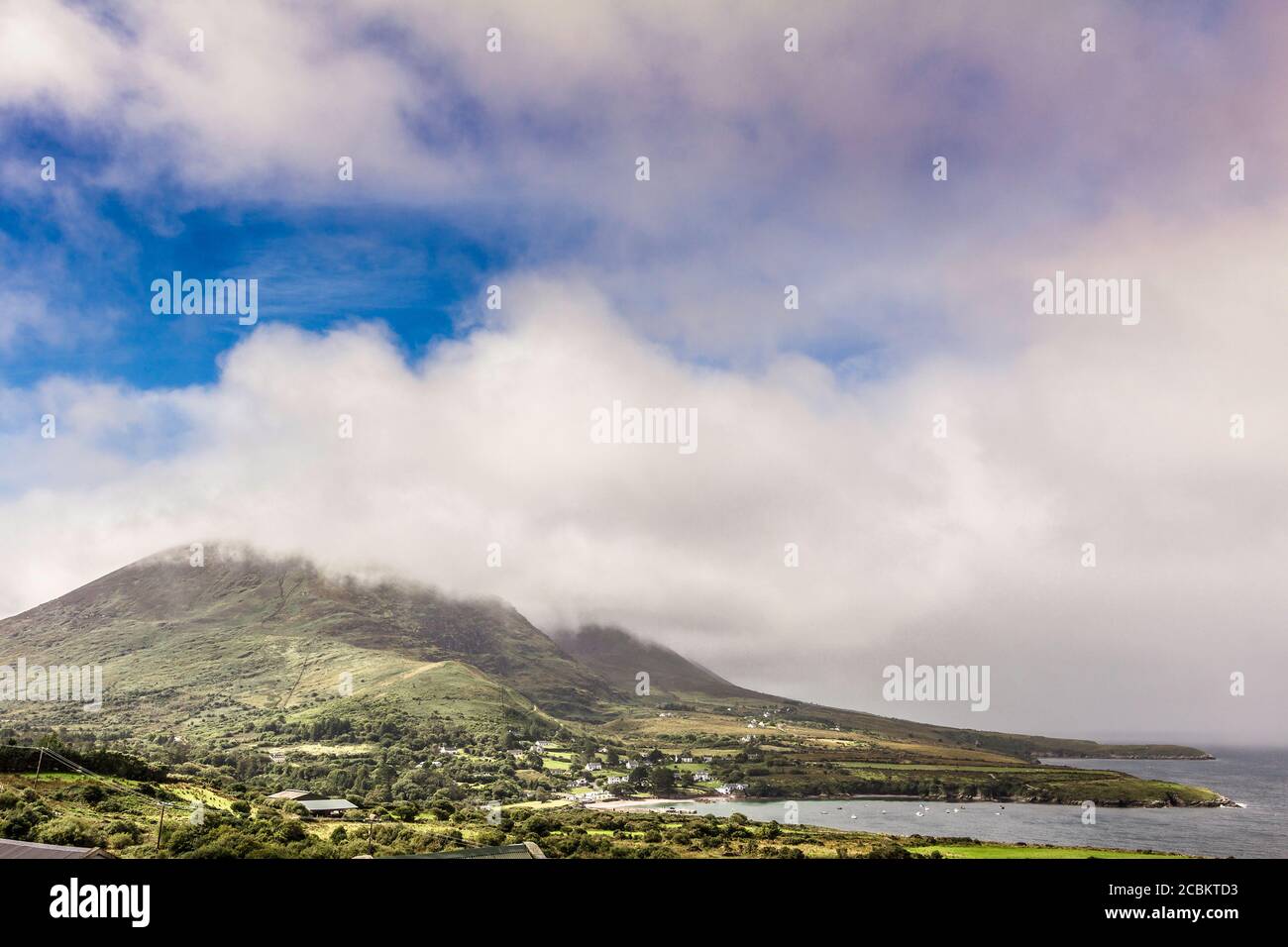 Vista della penisola di Dingle, contea di Kerry, Irlanda Foto Stock