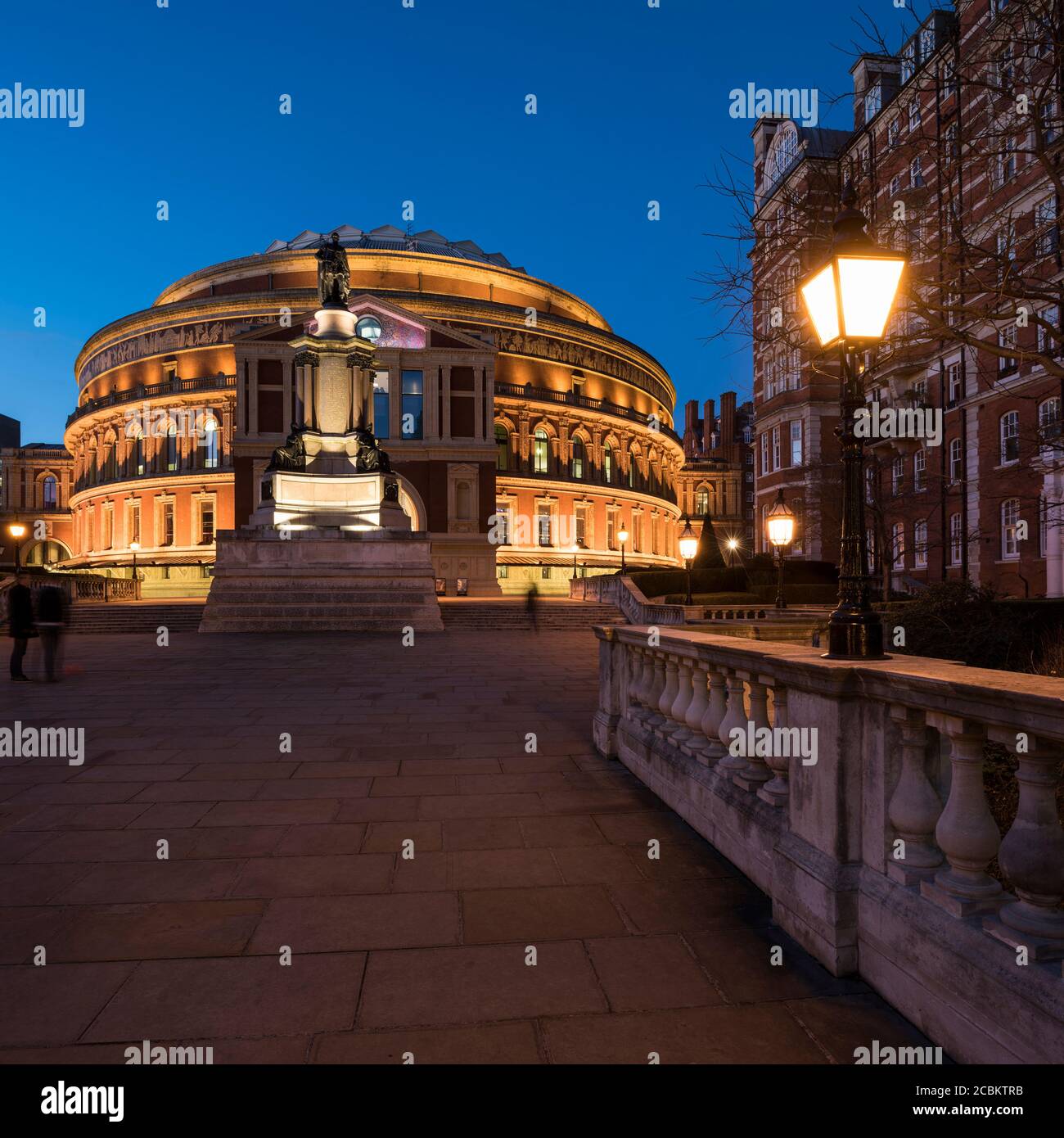 Esterno della Royal Albert Hall, Londra, Inghilterra Foto Stock